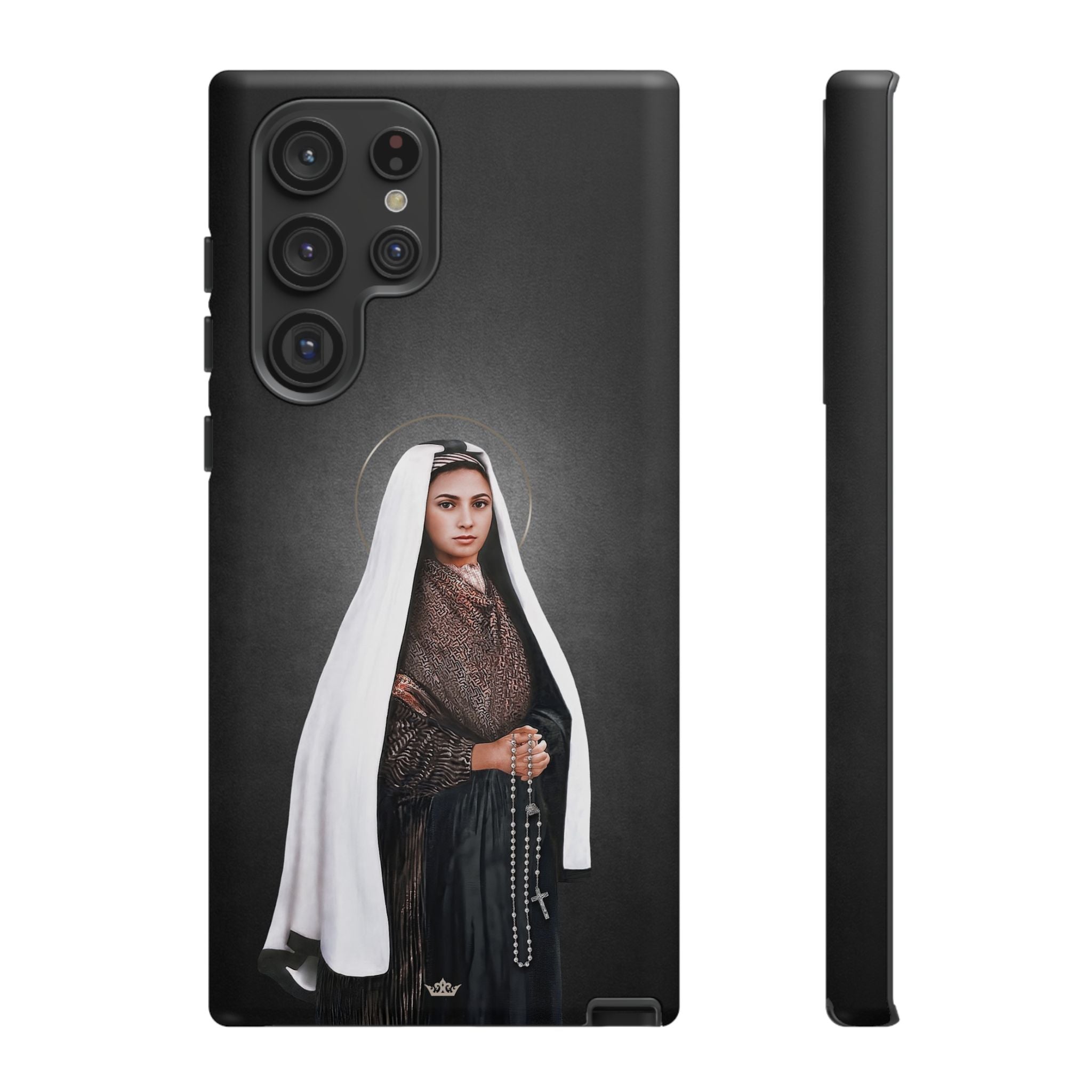 St. Bernadette Hard Phone Case (Dark)