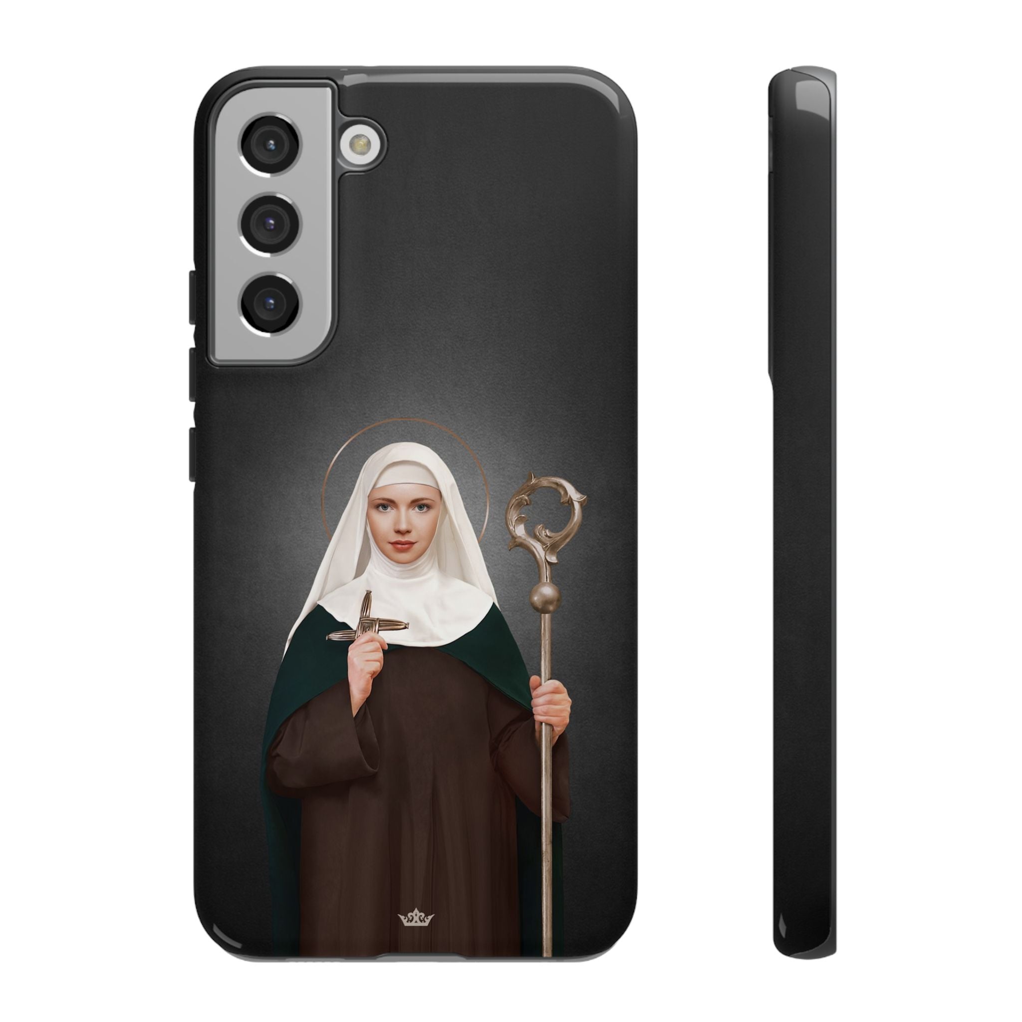 St. Brigid of Ireland Hard Phone Case (Dark)