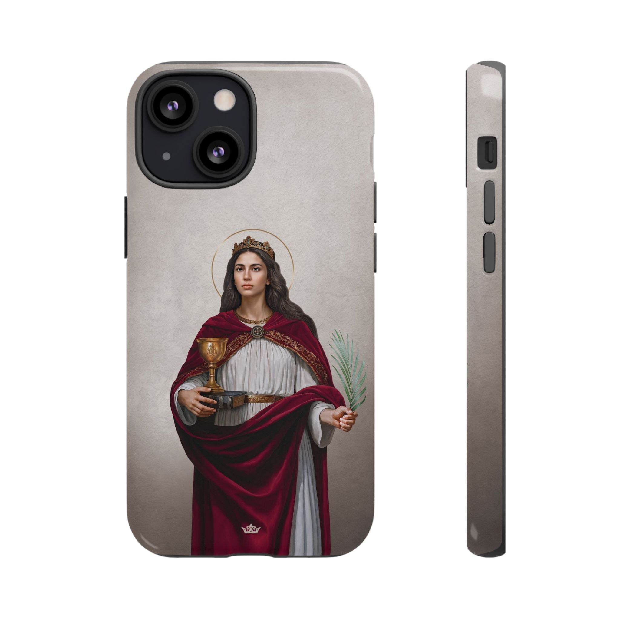 St. Barbara Hard Phone Case (Light)