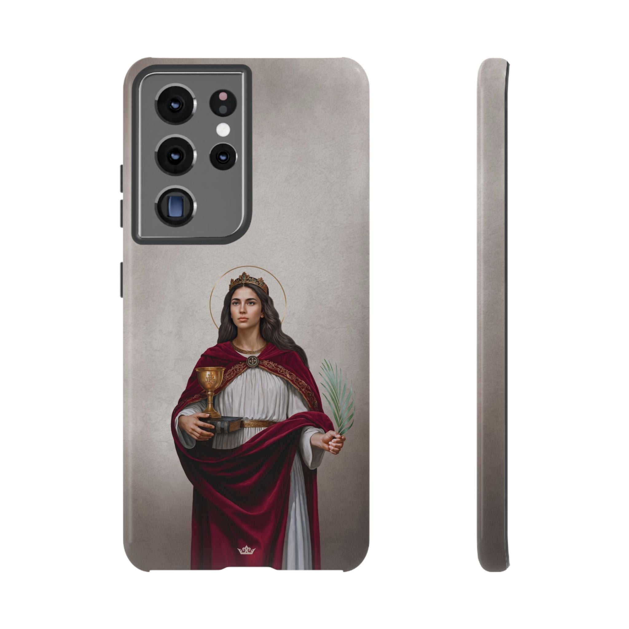 St. Barbara Hard Phone Case (Light)