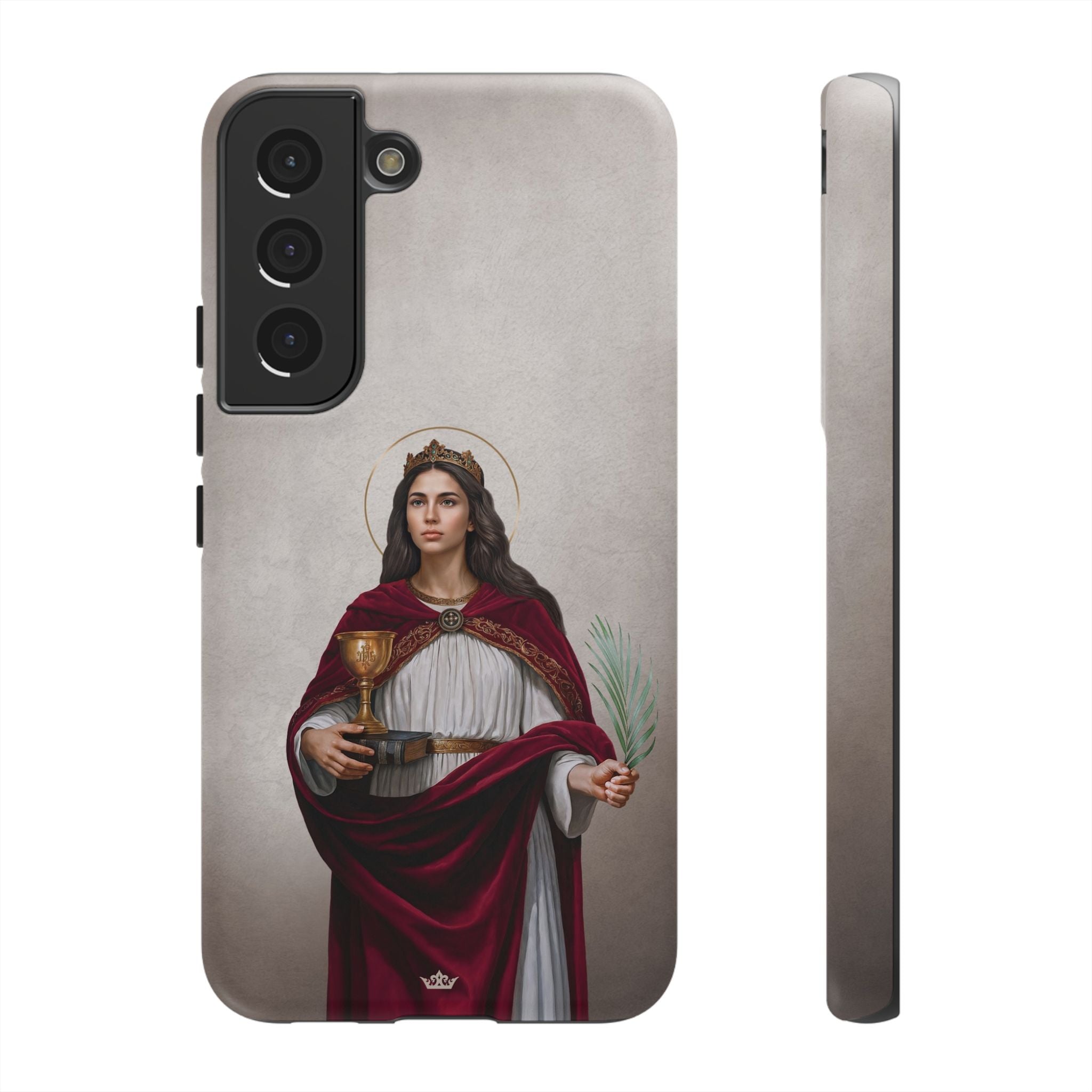 St. Barbara Hard Phone Case (Light)