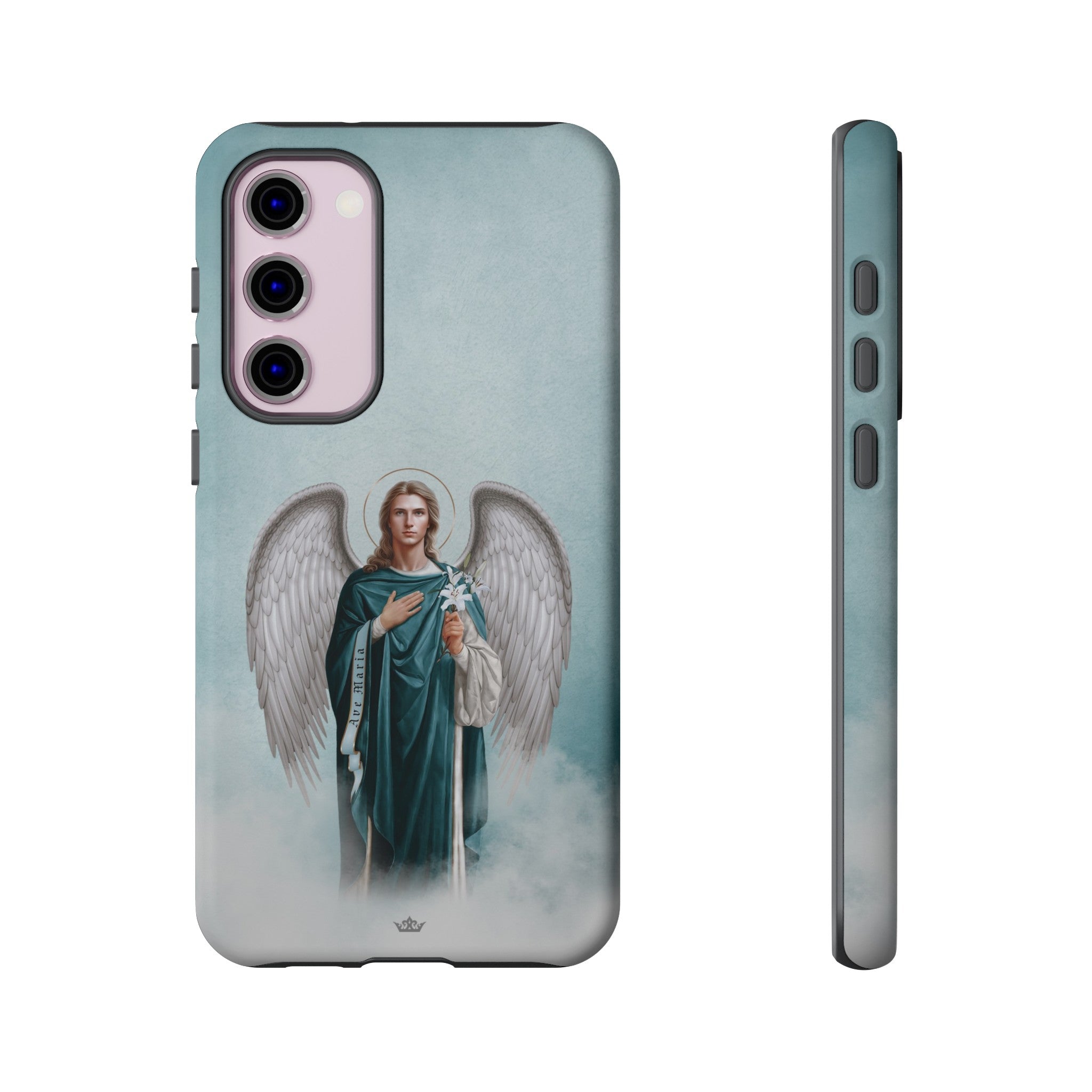 St. Gabriel the Archangel Hard Phone Case (Blue)