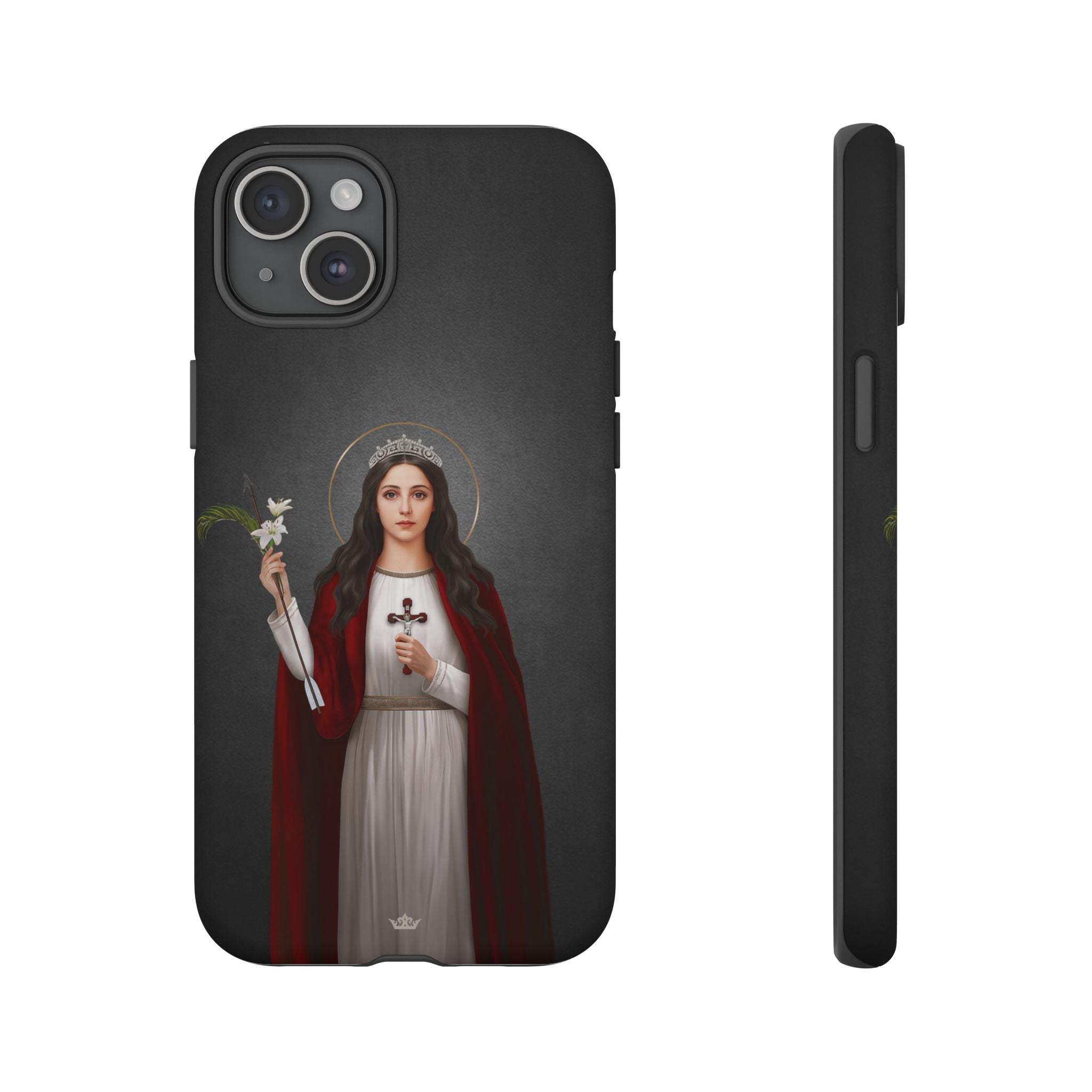 St. Philomena Hard Phone Case (Dark)