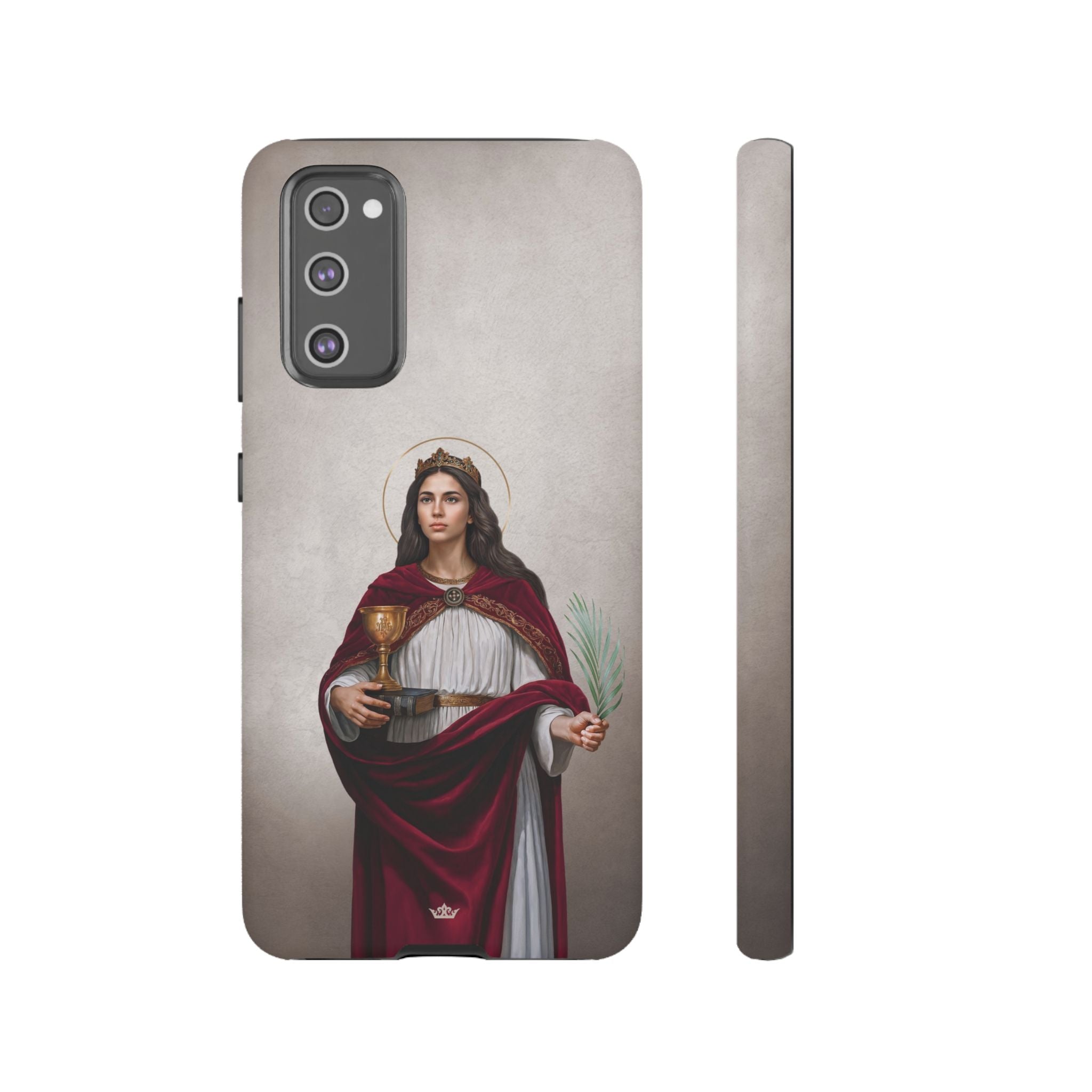 St. Barbara Hard Phone Case (Light)