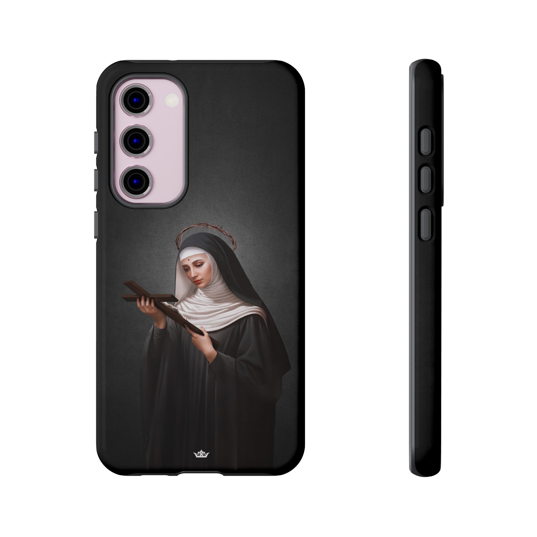 St. Rita of Cascia Hard Phone Case (Dark)