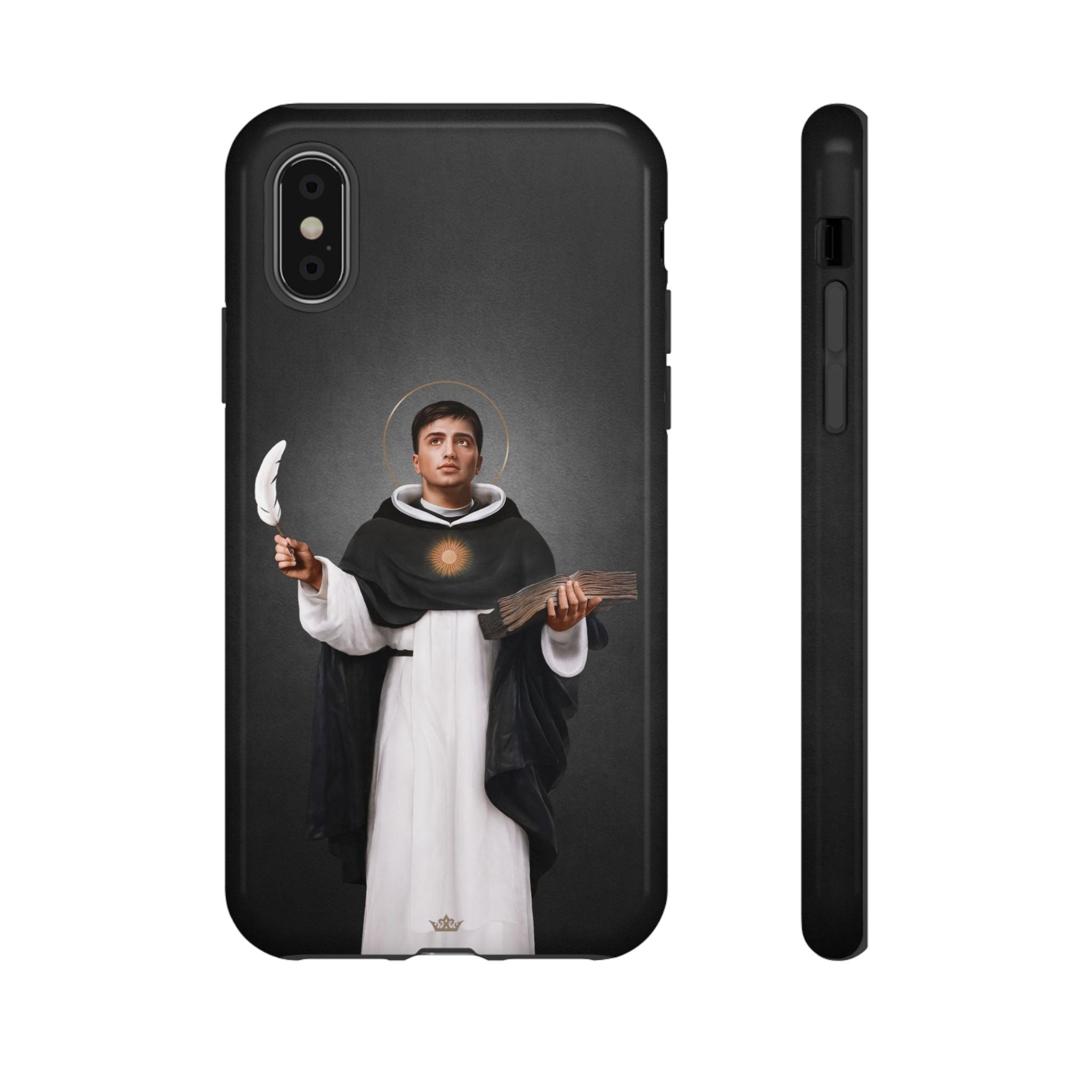 St. Thomas Aquinas Hard Phone Case (Dark)