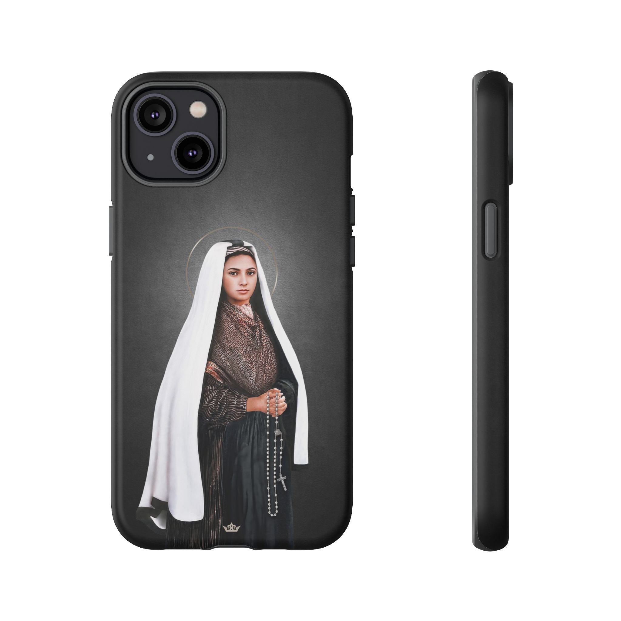 St. Bernadette Hard Phone Case (Dark)