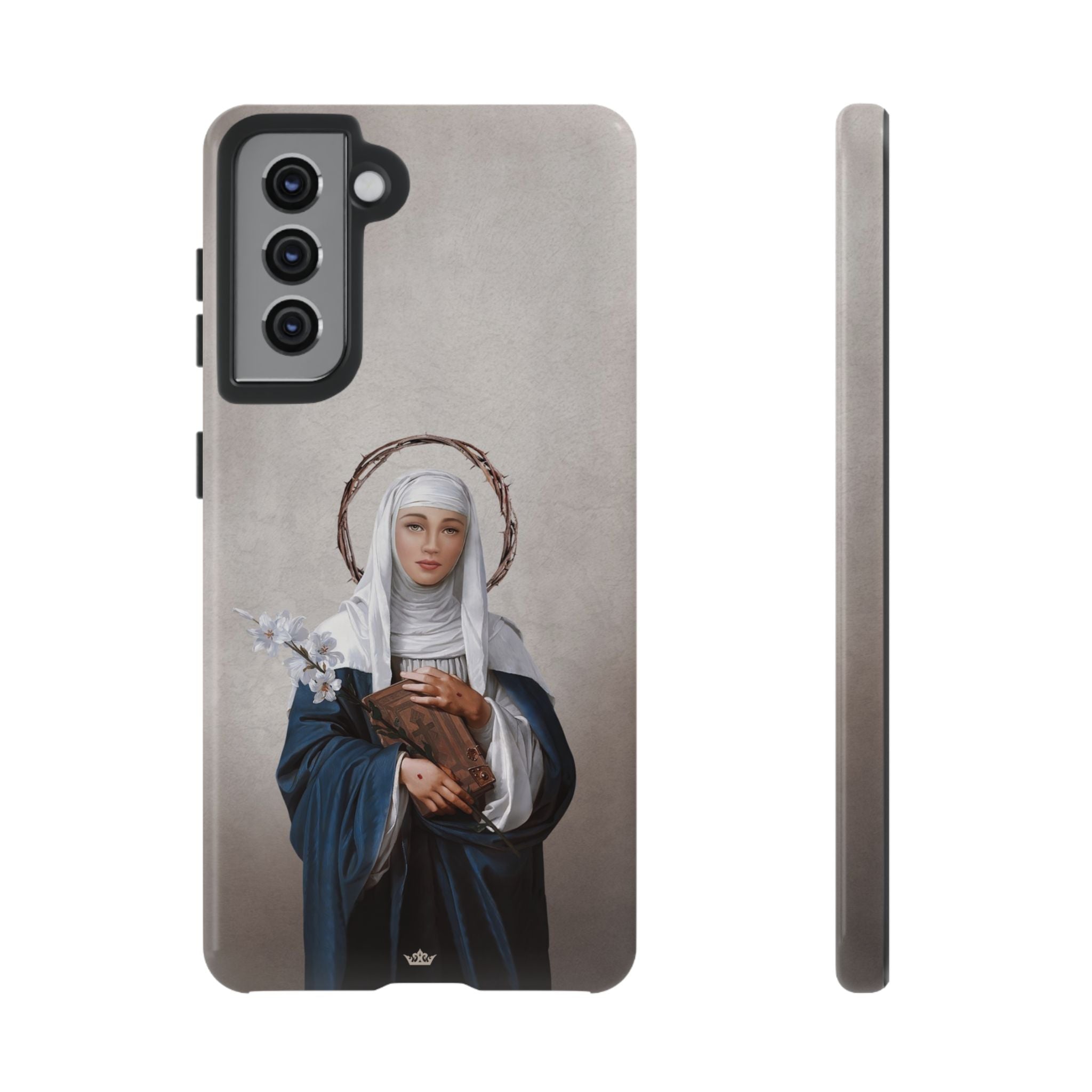 St. Catherine of Siena Hard Phone Case (Light)