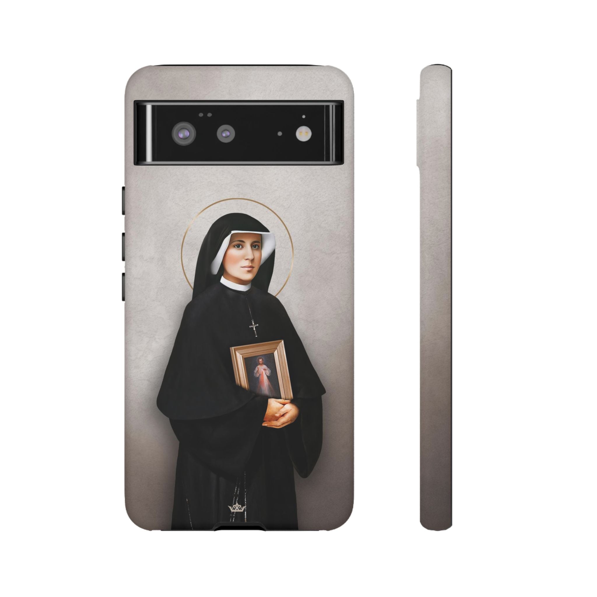 St. Faustina Hard Phone Case (Light)