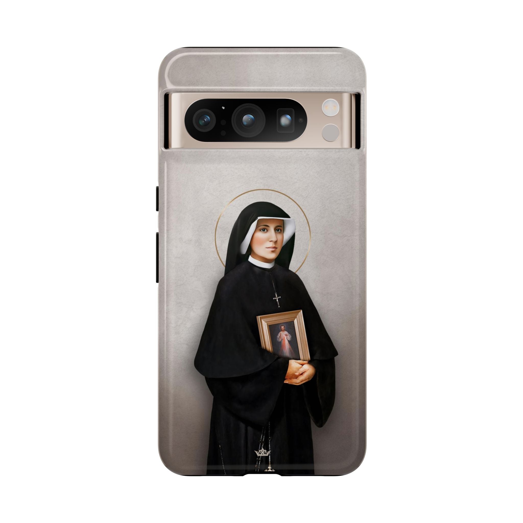 St. Faustina Hard Phone Case (Light)