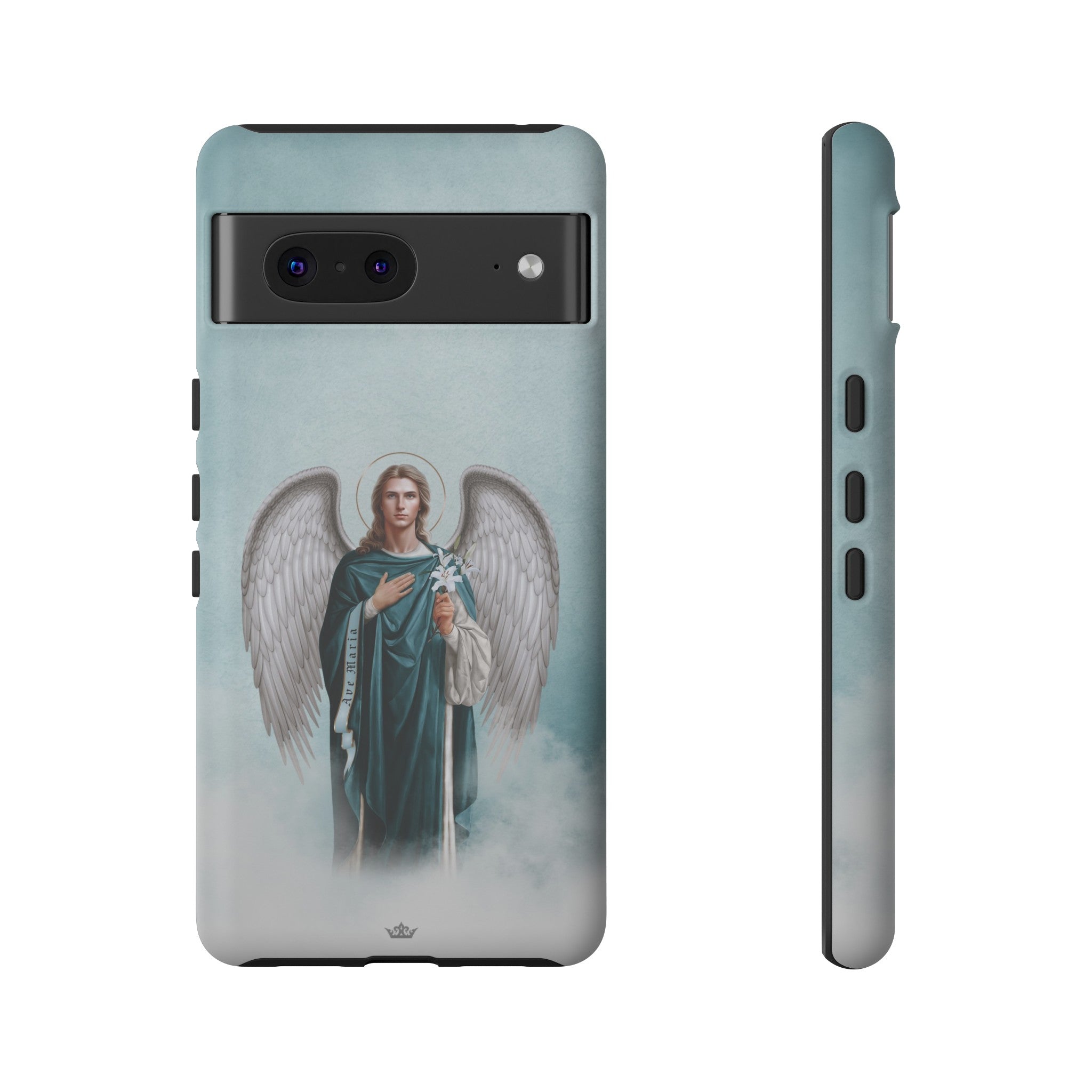 St. Gabriel the Archangel Hard Phone Case (Blue)