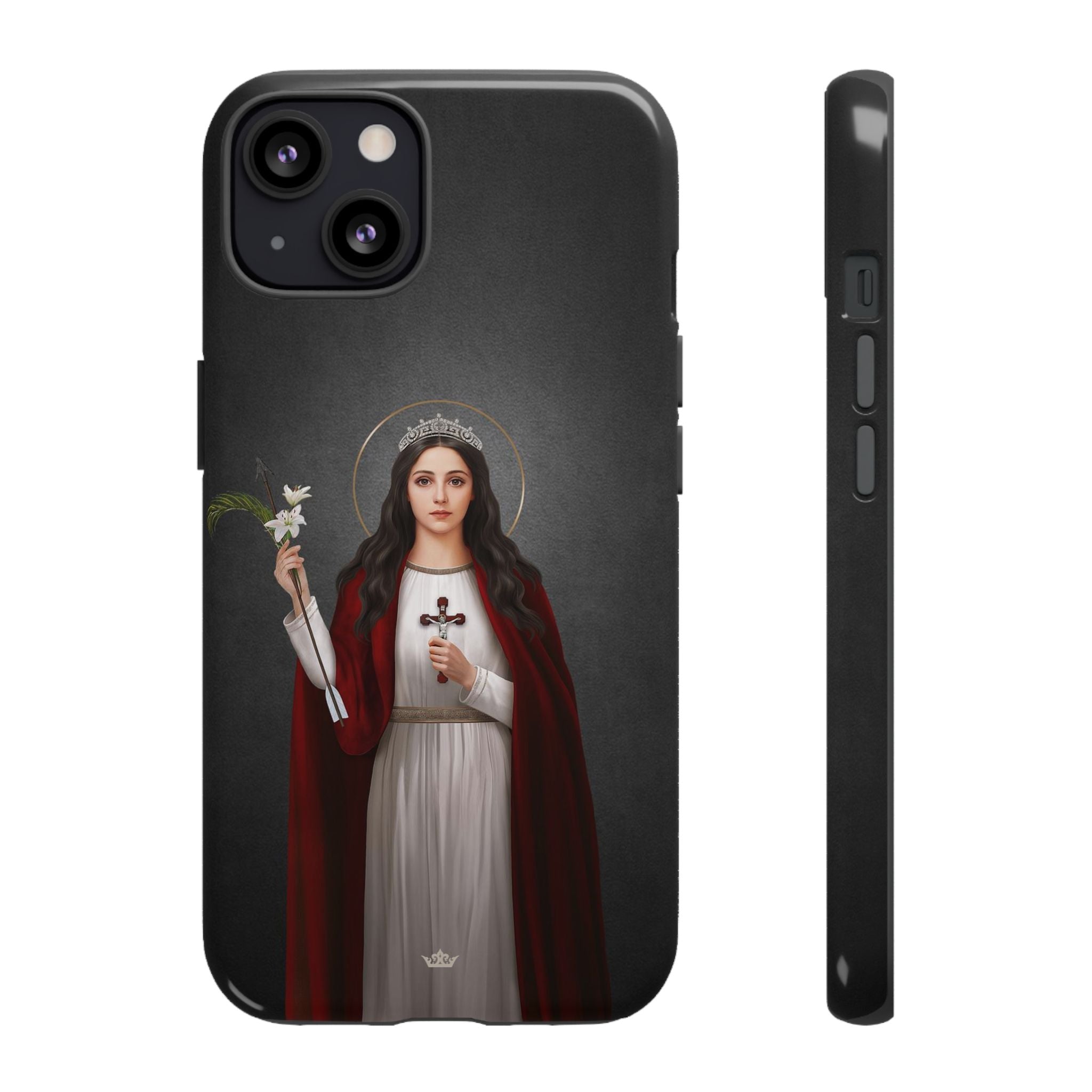 St. Philomena Hard Phone Case (Dark)