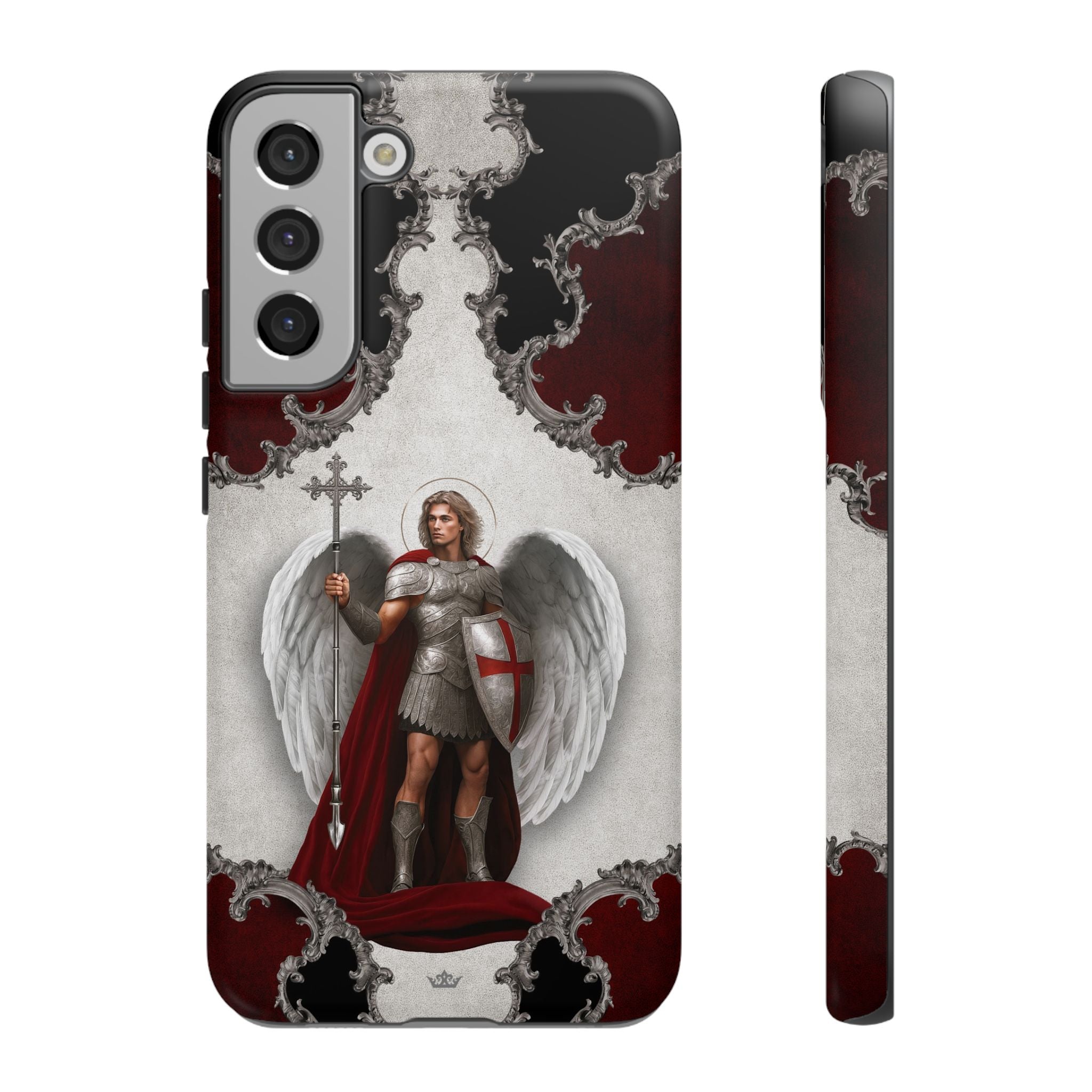 St. Michael the Archangel Victorious Hard Phone Case (Baroque)