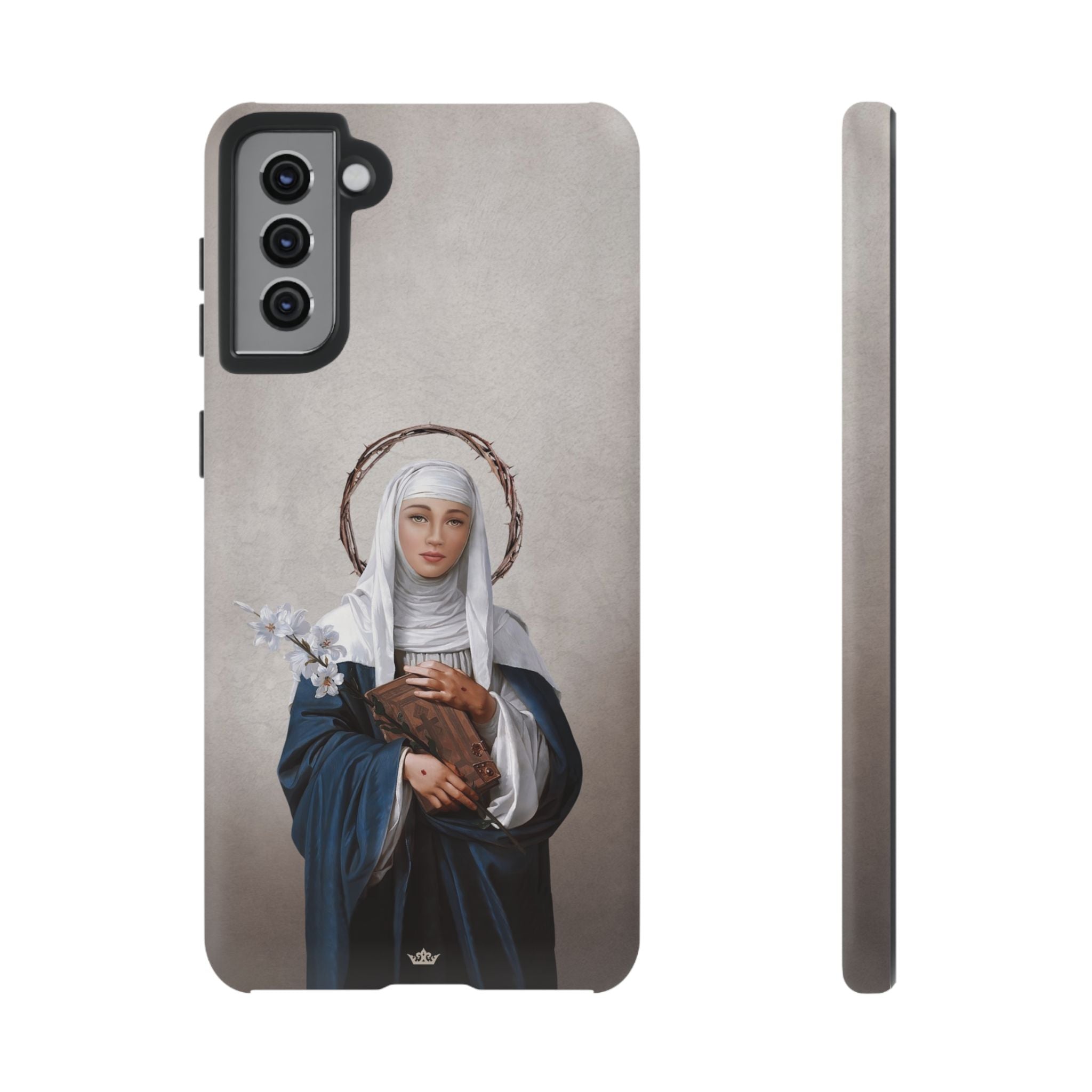 St. Catherine of Siena Hard Phone Case (Light)