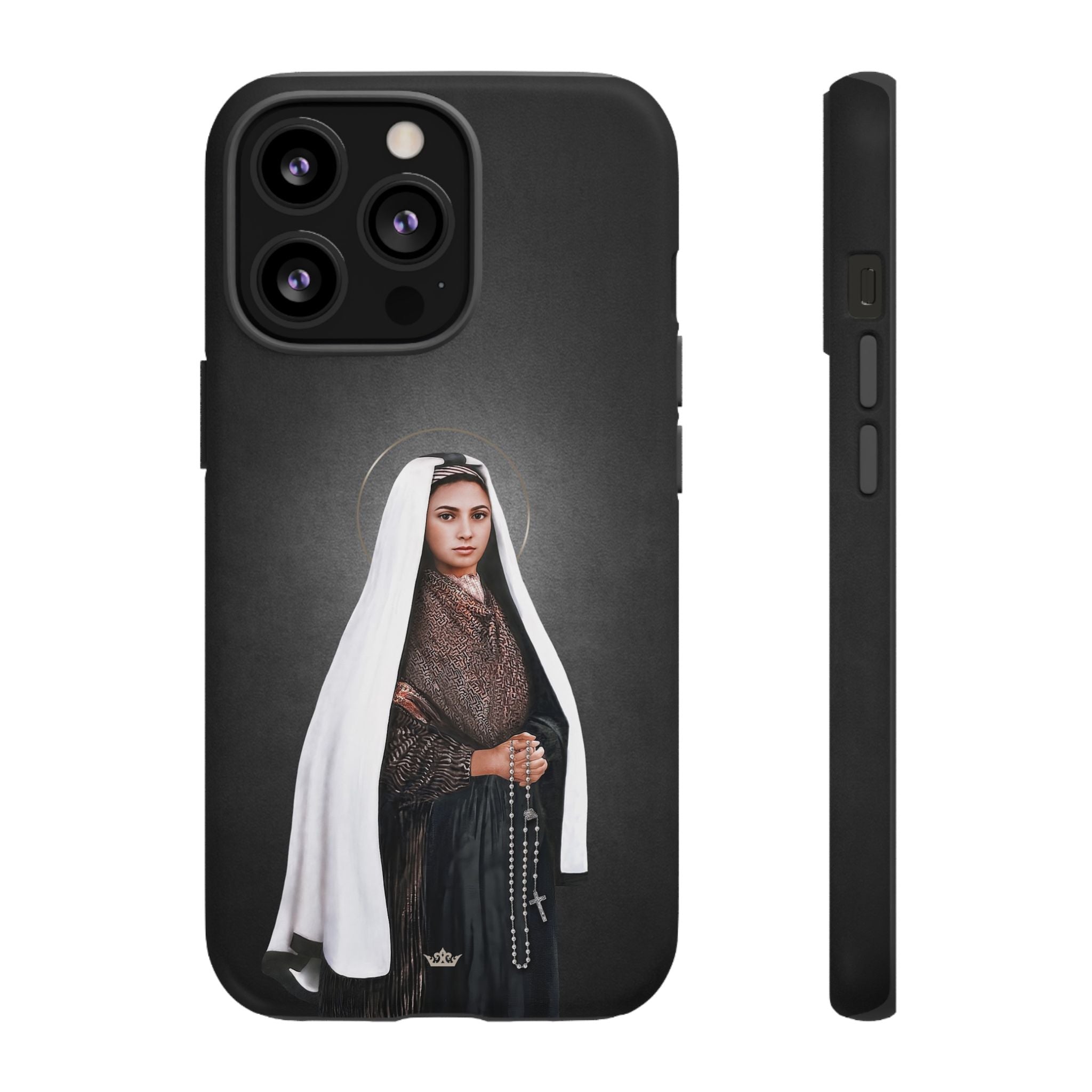 St. Bernadette Hard Phone Case (Dark)