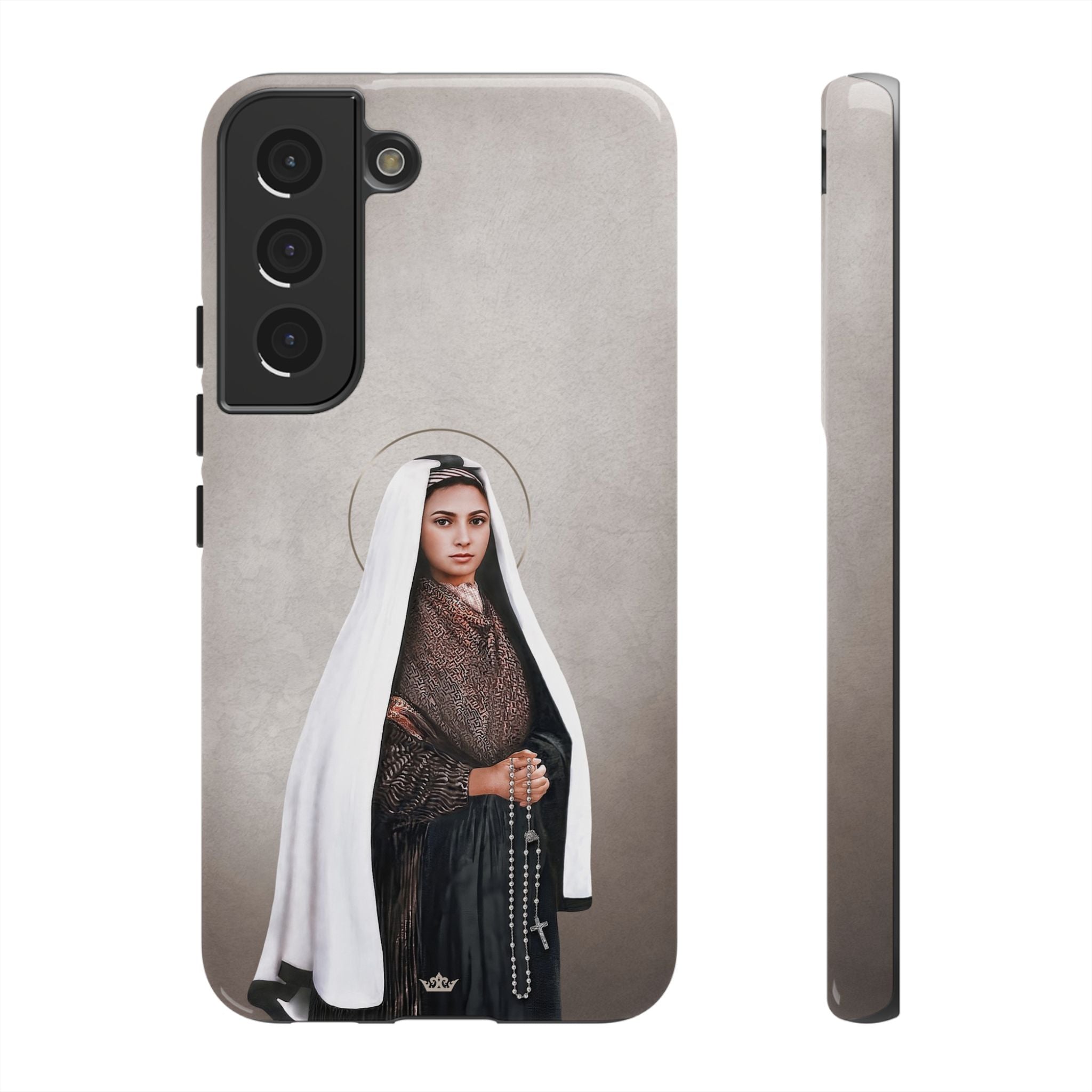 St. Bernadette Hard Phone Case (Light)