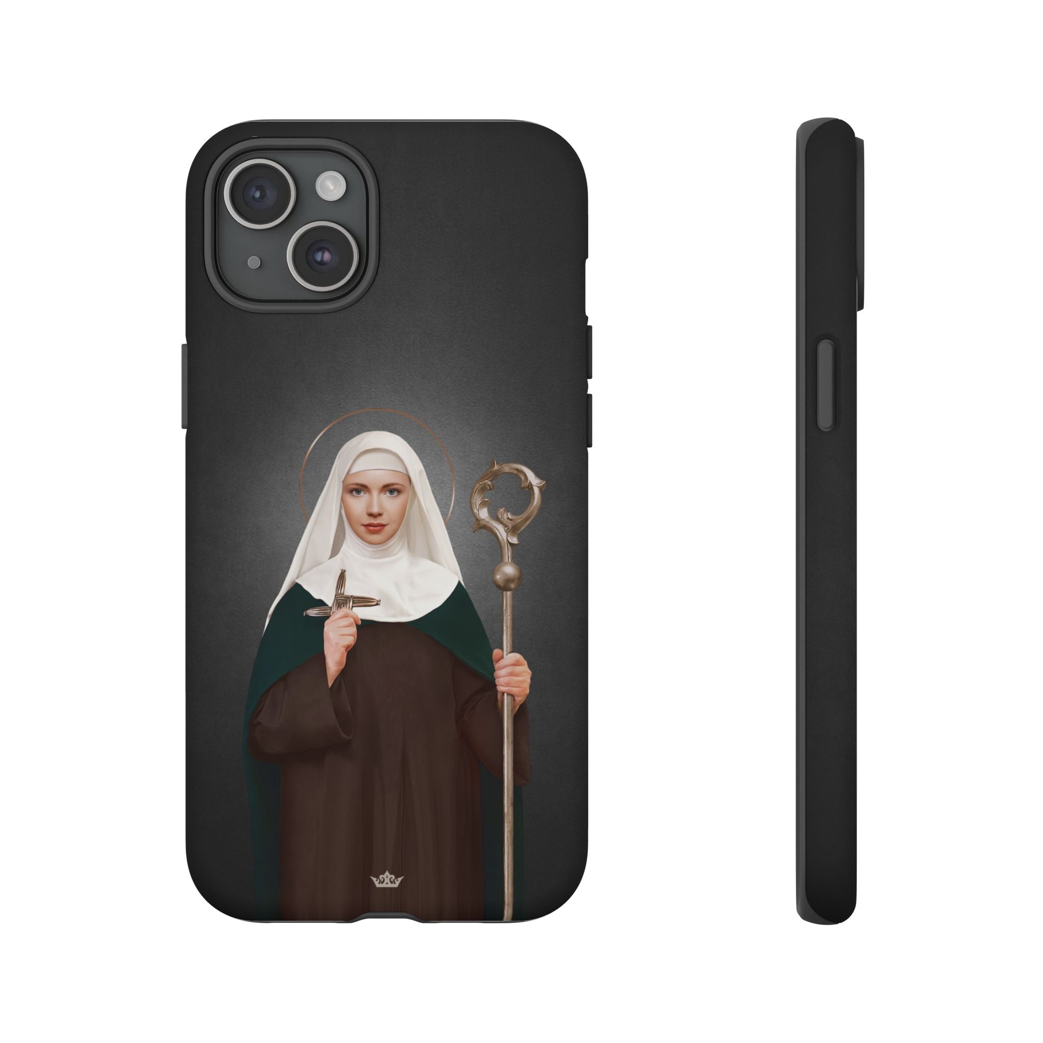 St. Brigid of Ireland Hard Phone Case (Dark)