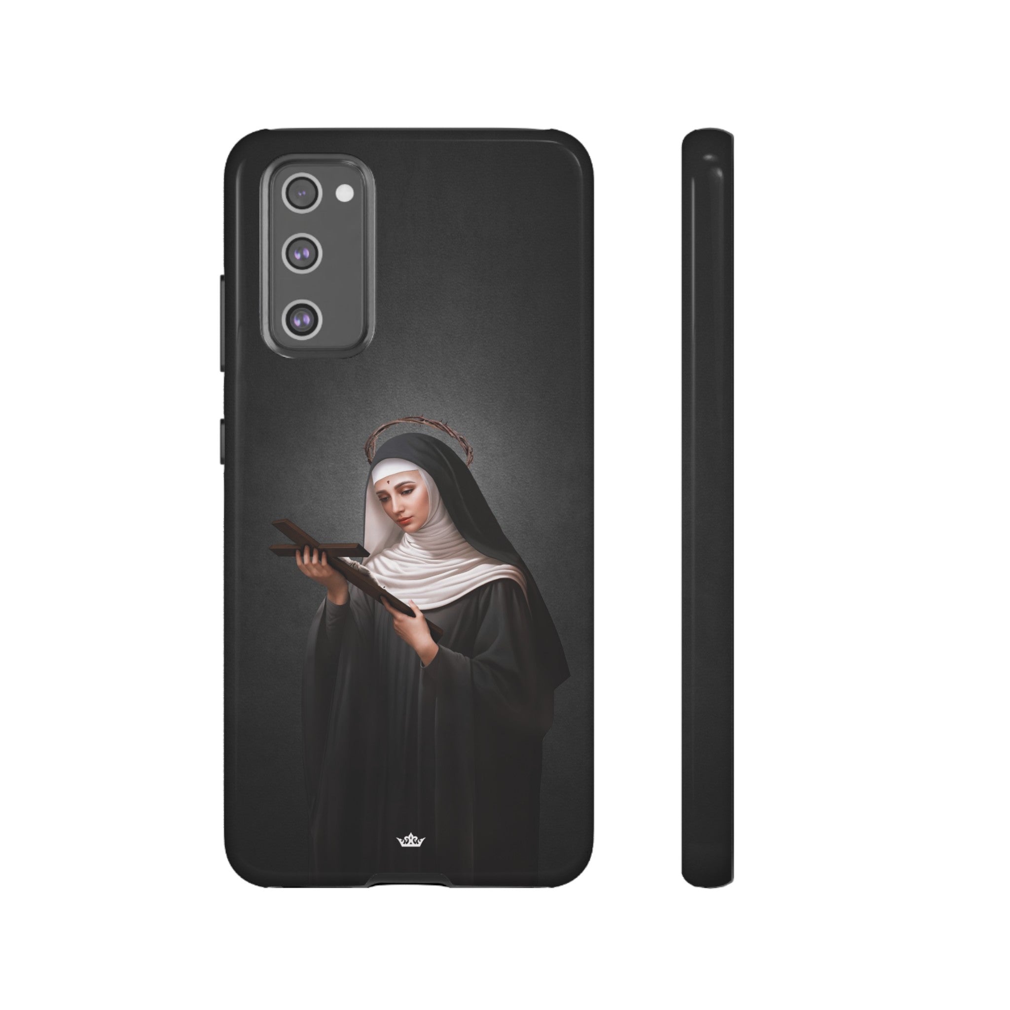 St. Rita of Cascia Hard Phone Case (Dark)