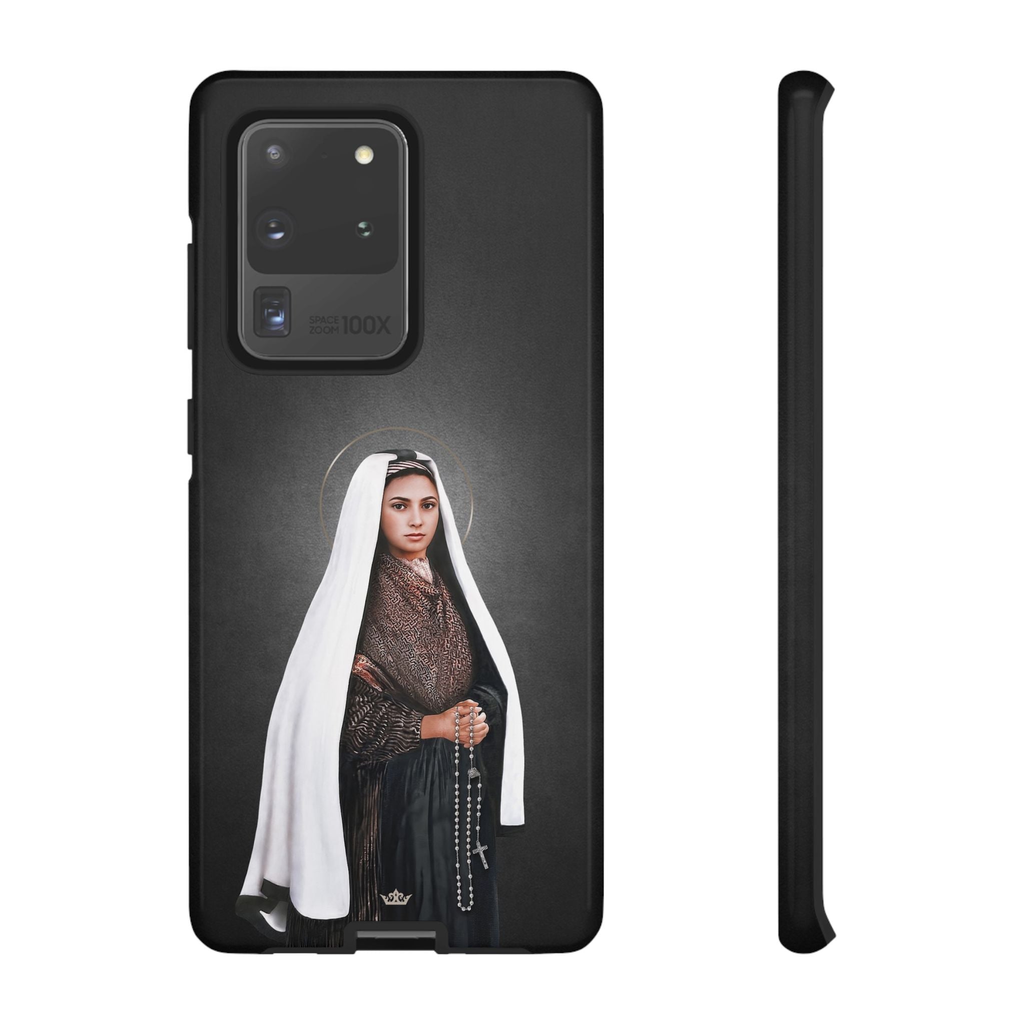 St. Bernadette Hard Phone Case (Dark)