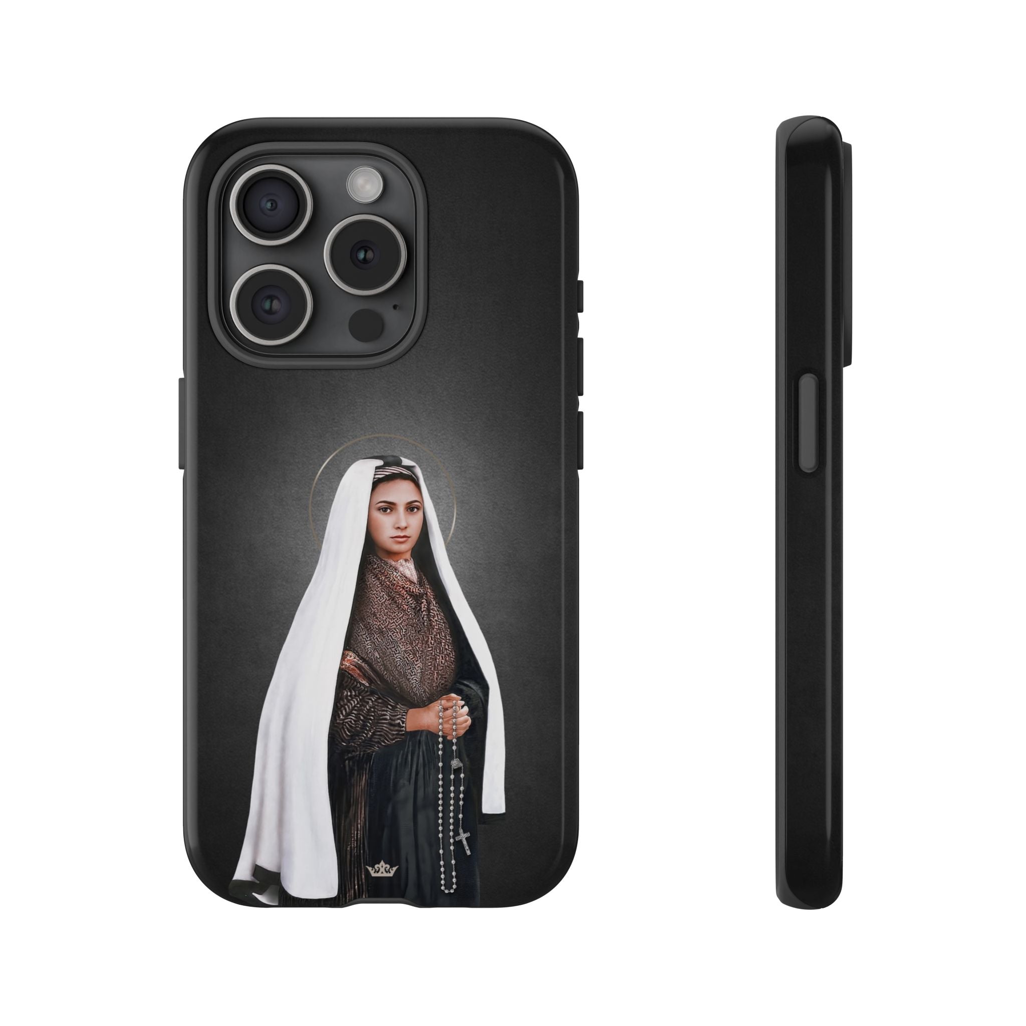 St. Bernadette Hard Phone Case (Dark)