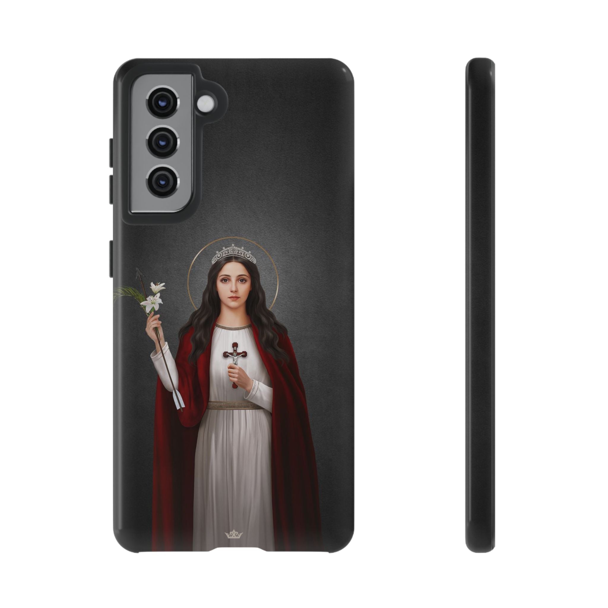 St. Philomena Hard Phone Case (Dark)