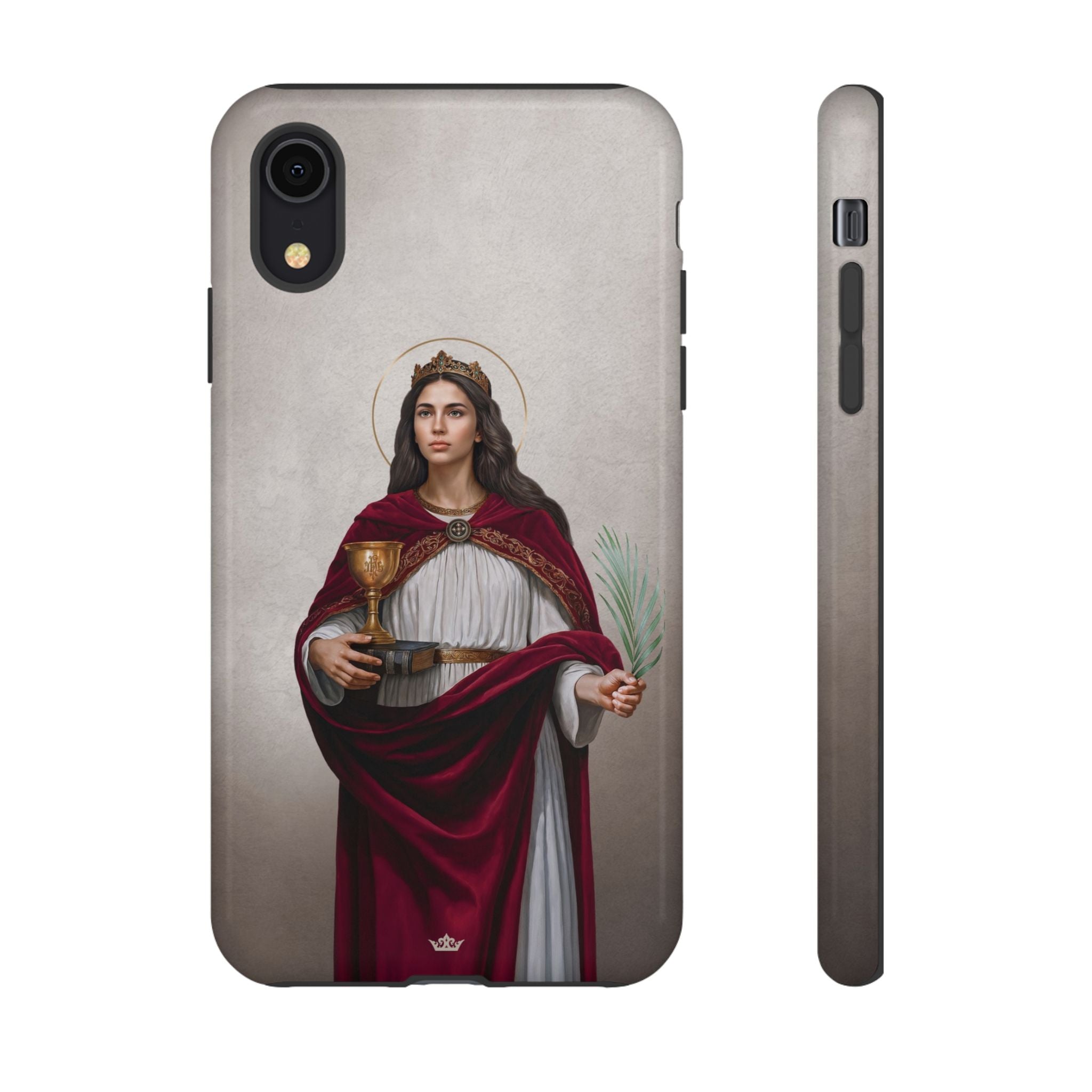 St. Barbara Hard Phone Case (Light)