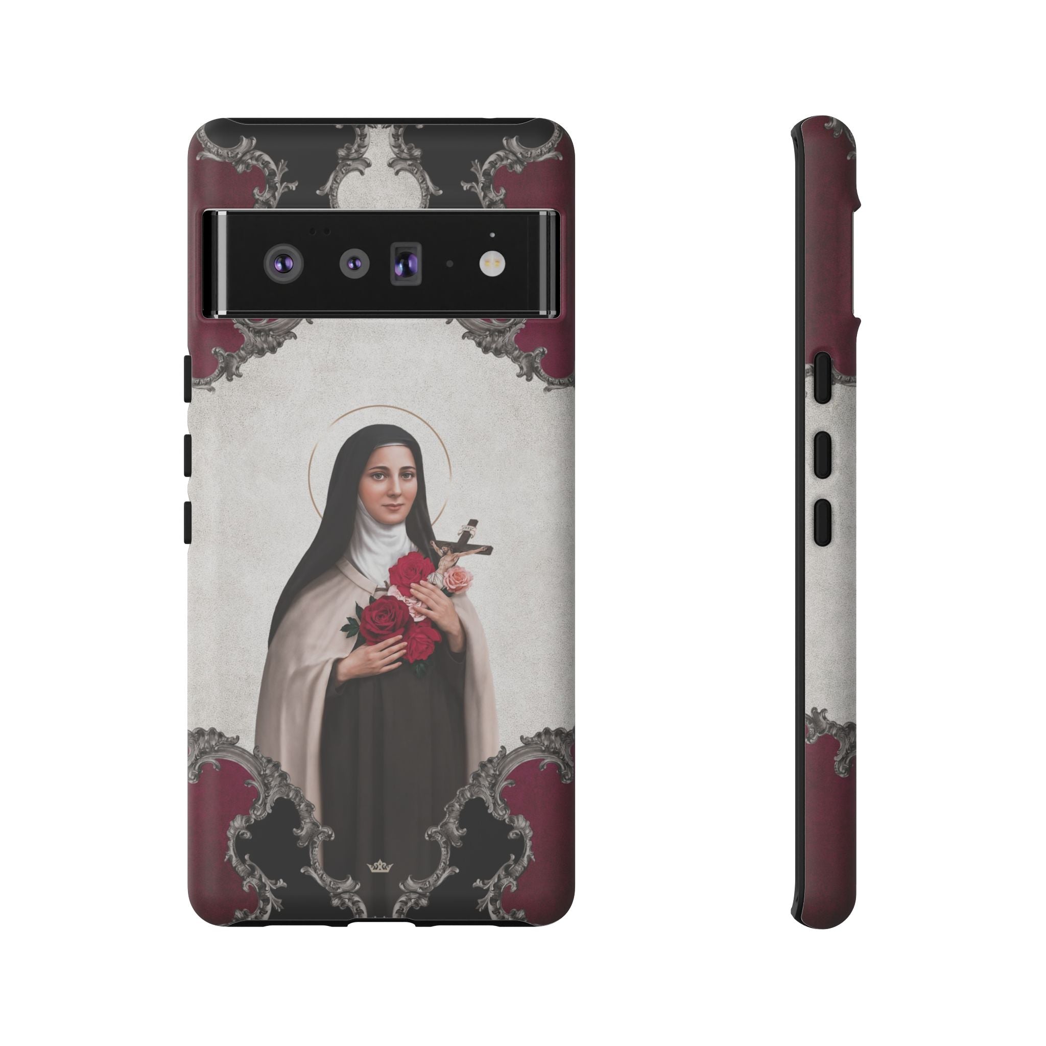 St. Therese of Lisieux Hard Phone Case (Baroque)