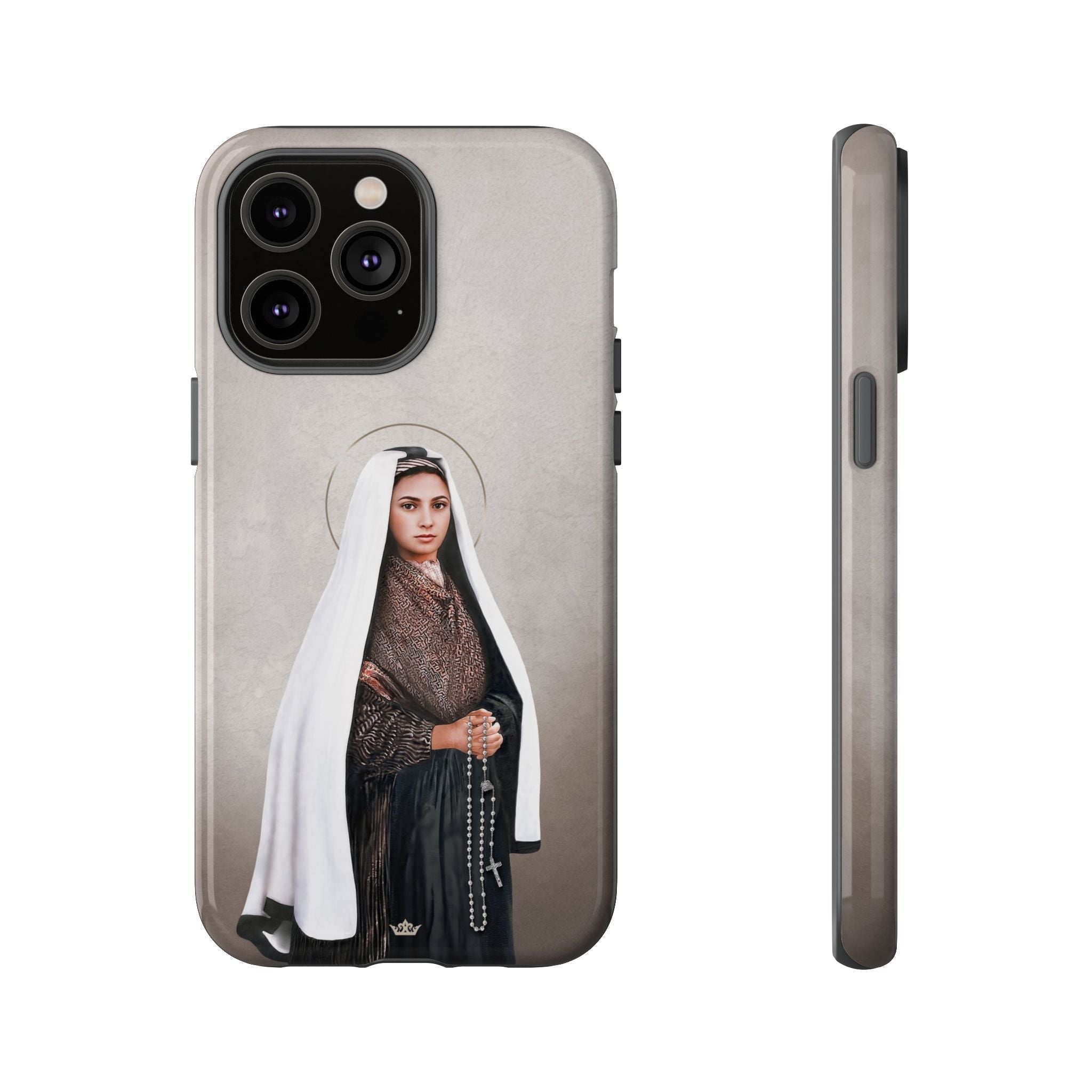 St. Bernadette Hard Phone Case (Light)