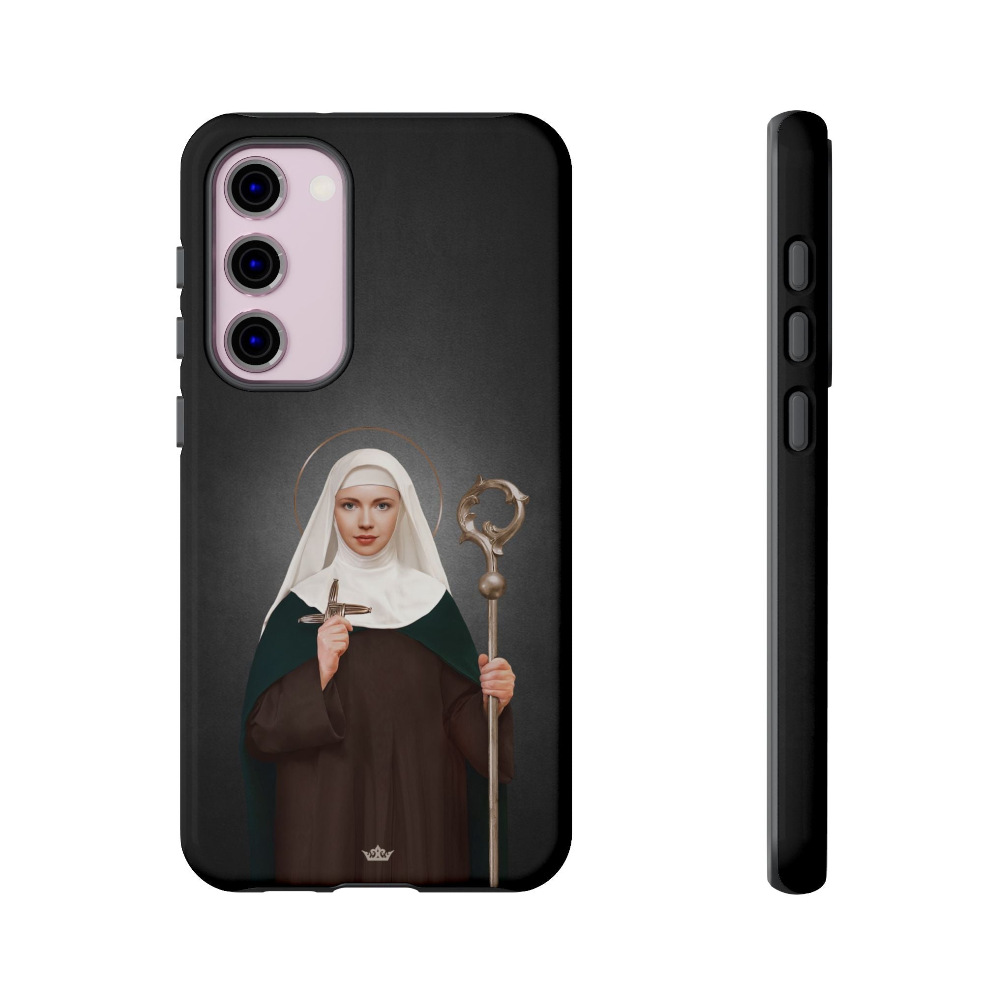 St. Brigid of Ireland Hard Phone Case (Dark)