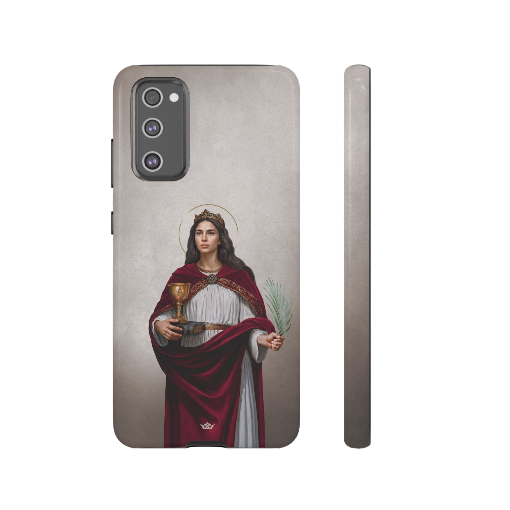 St. Barbara Hard Phone Case (Light)