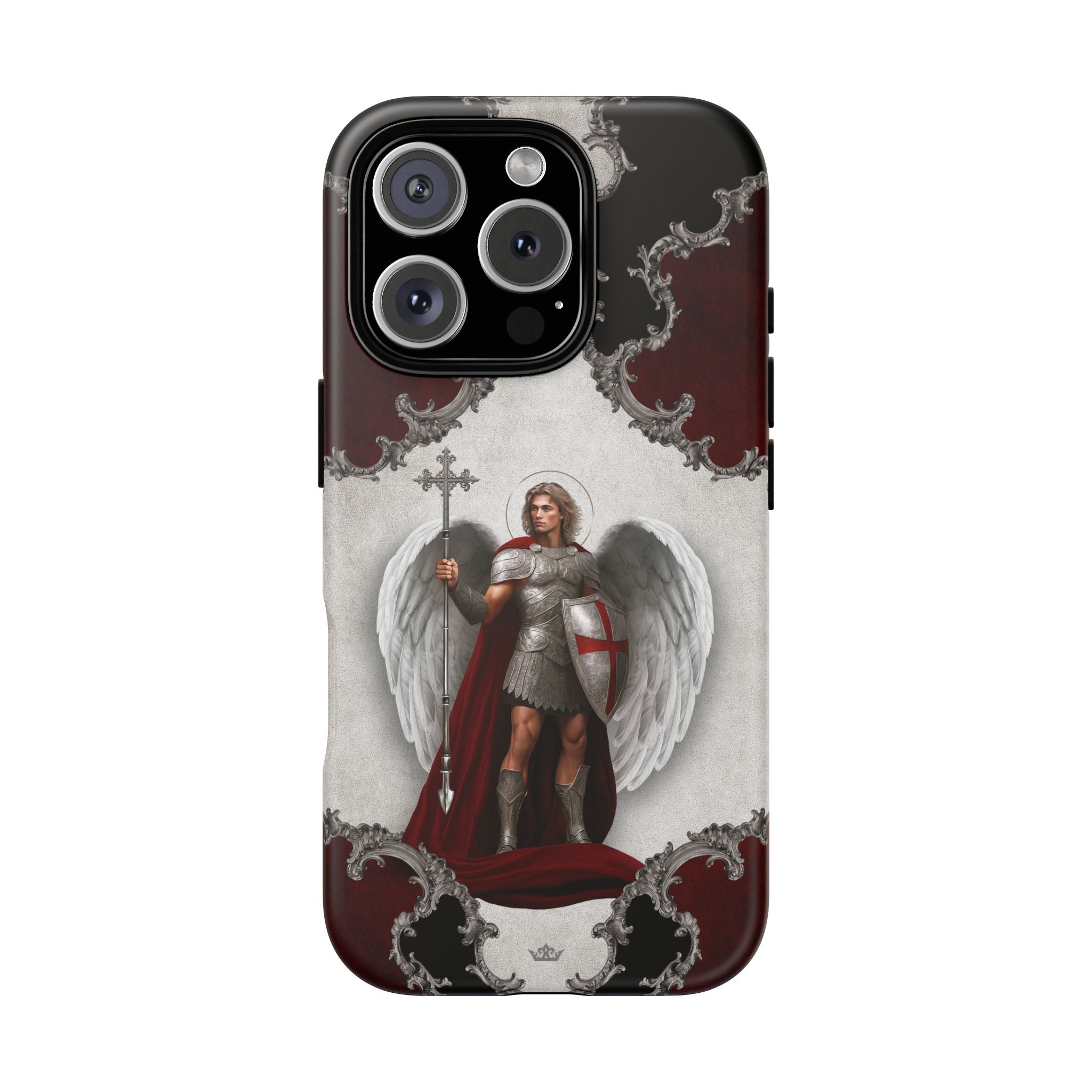 St. Michael the Archangel Victorious Hard Phone Case (Baroque)