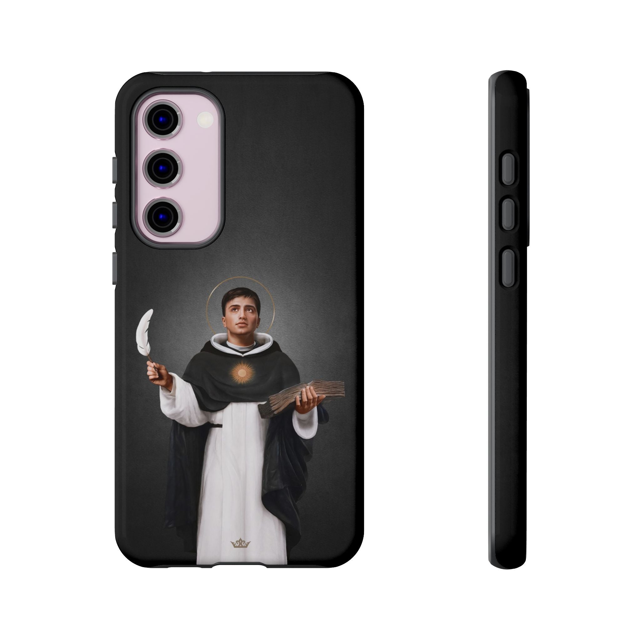 St. Thomas Aquinas Hard Phone Case (Dark)