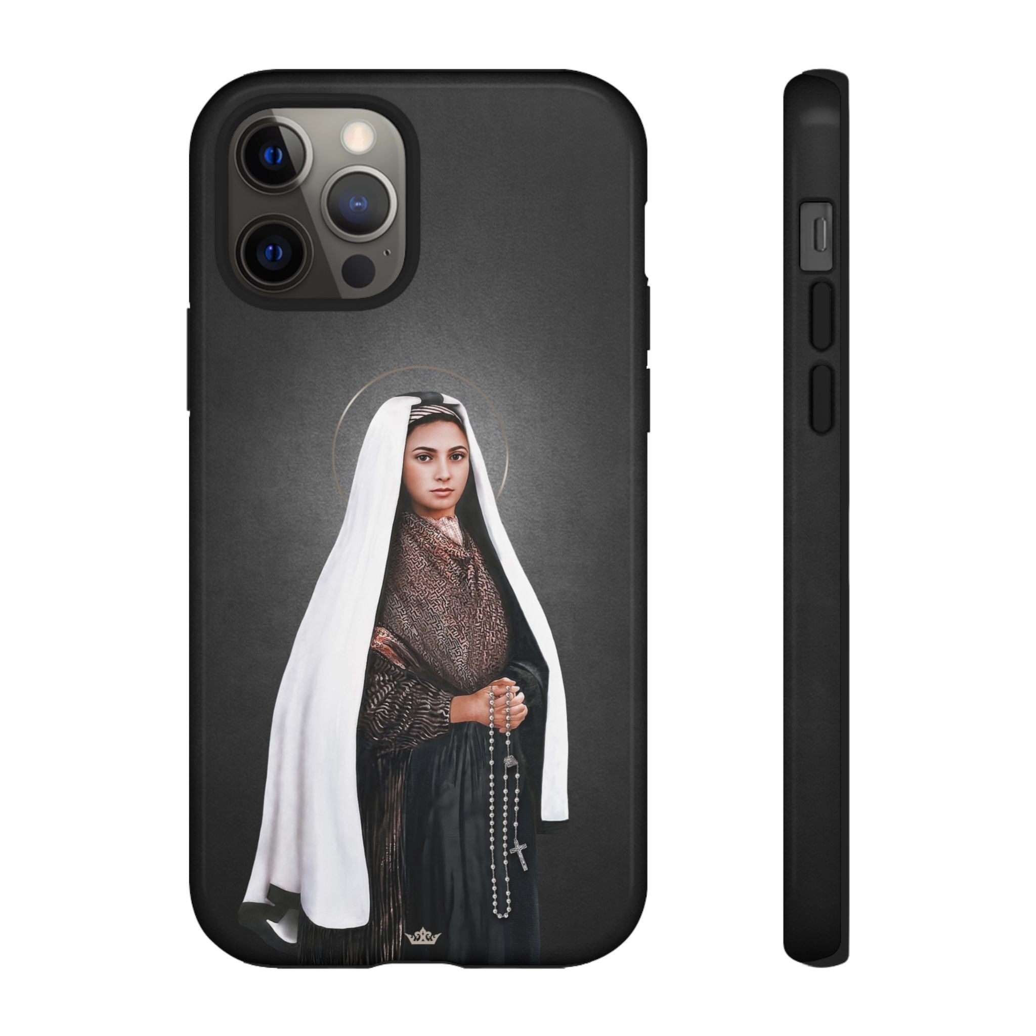 St. Bernadette Hard Phone Case (Dark)