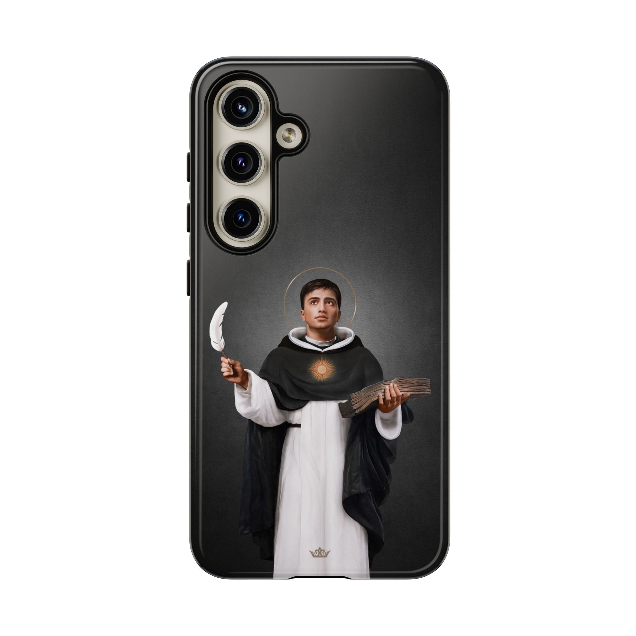 St. Thomas Aquinas Hard Phone Case (Dark)