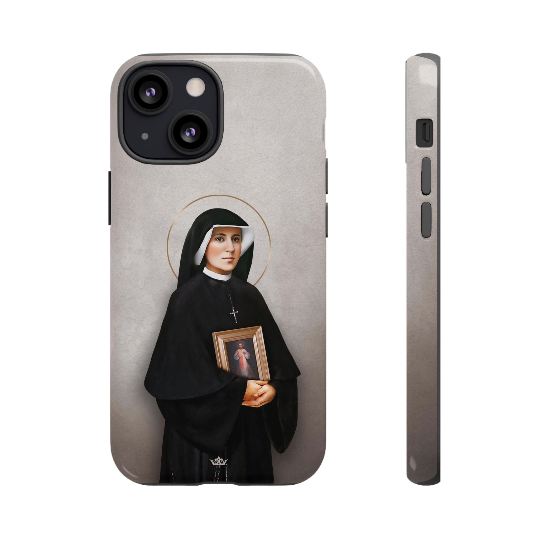 St. Faustina Hard Phone Case (Light)