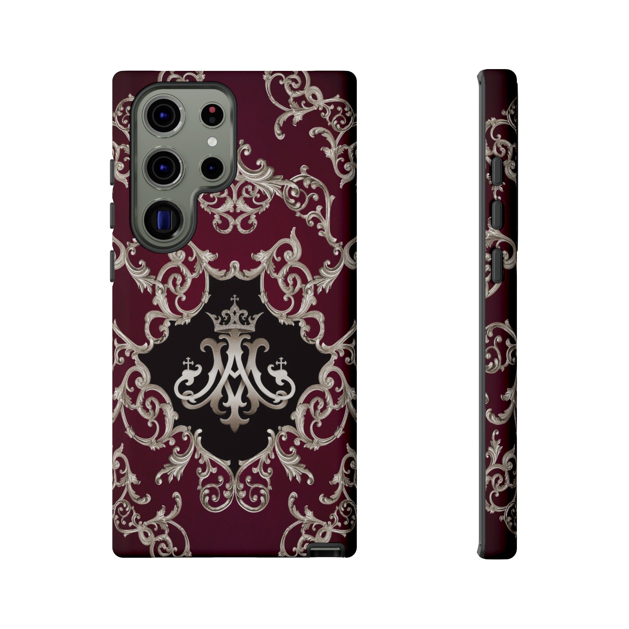 Ave Maria Hard Phone Case (Baroque Mahogany)