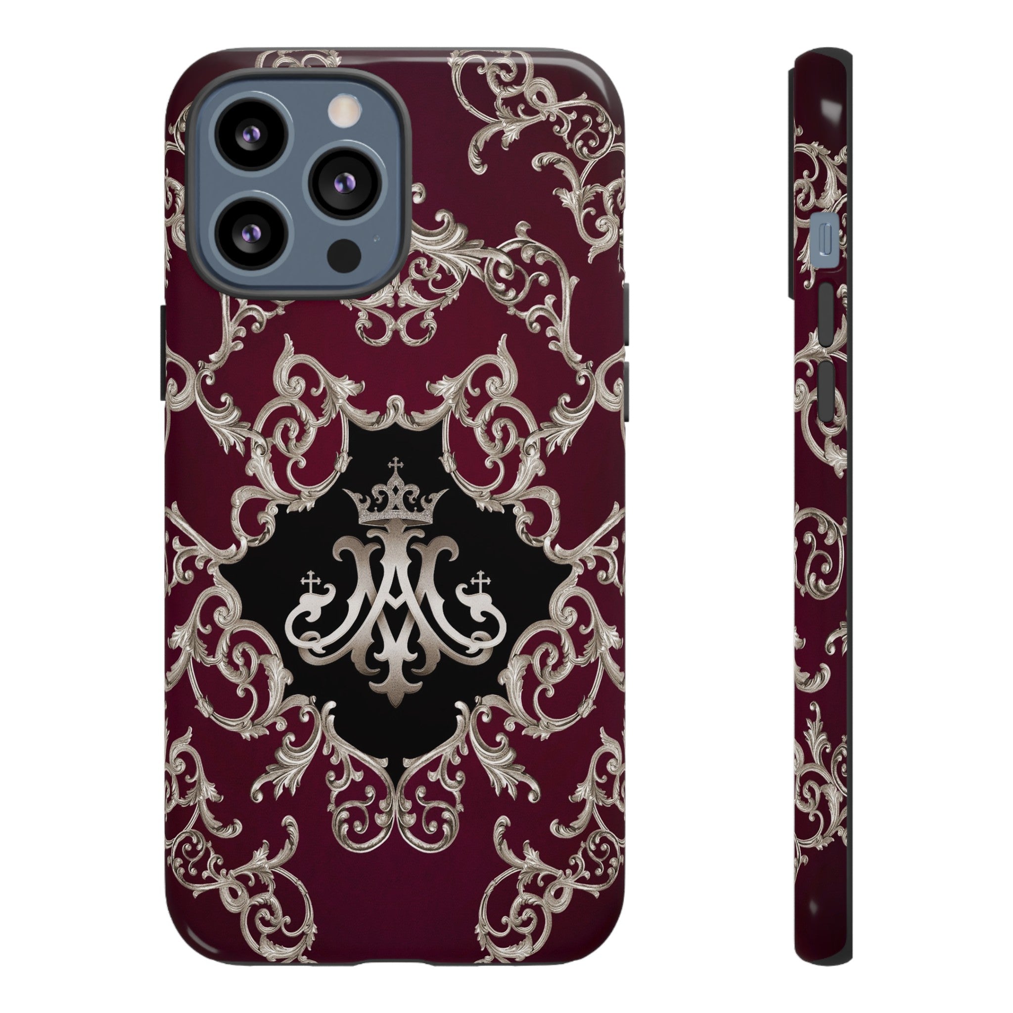 Ave Maria Hard Phone Case (Baroque Mahogany)