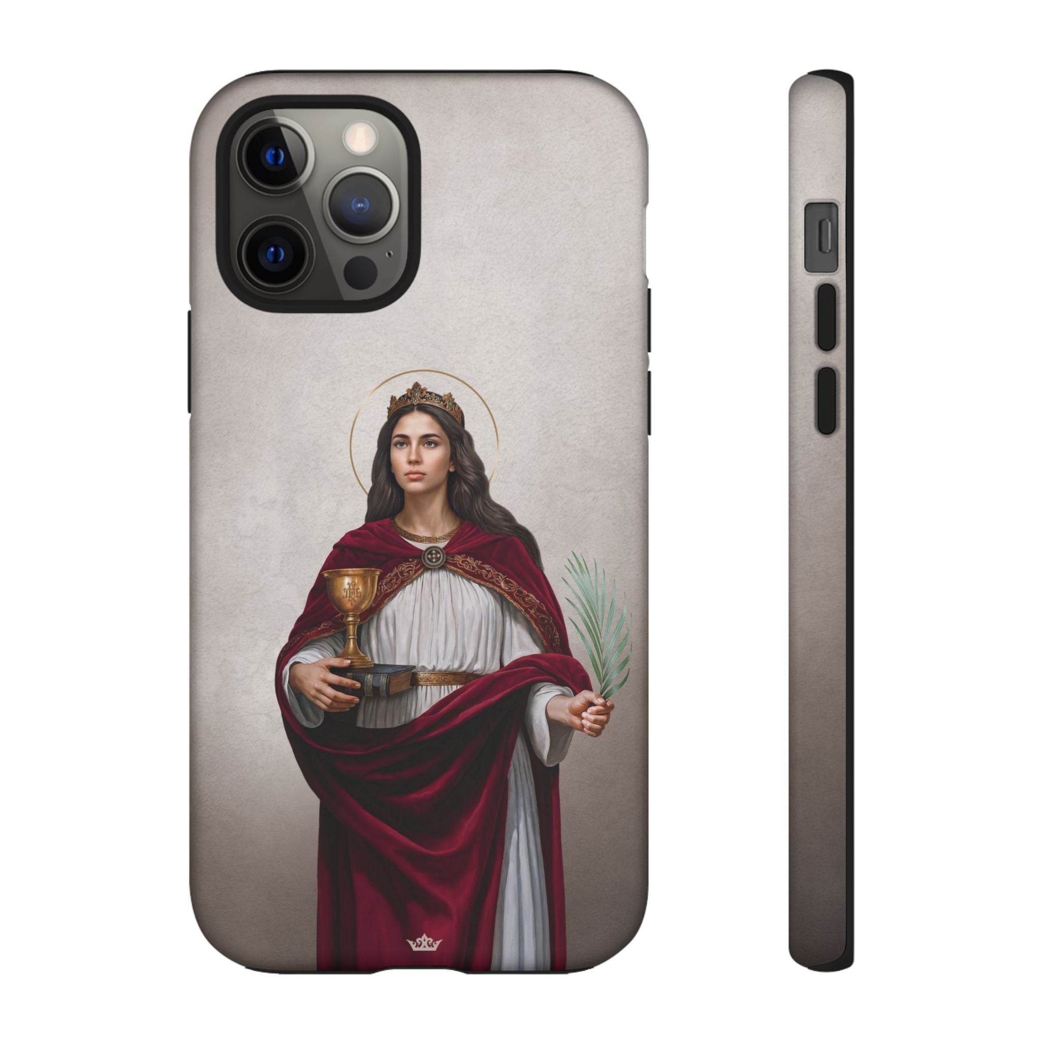 St. Barbara Hard Phone Case (Light)