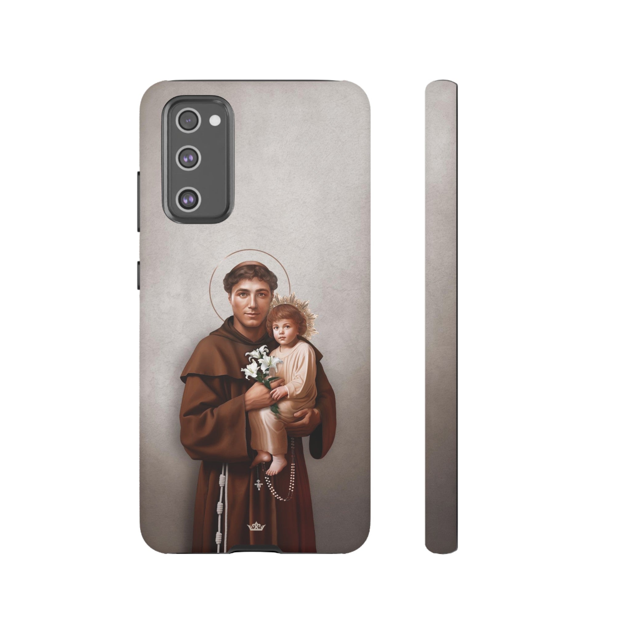 St. Anthony of Padua Hard Phone Case (Light)