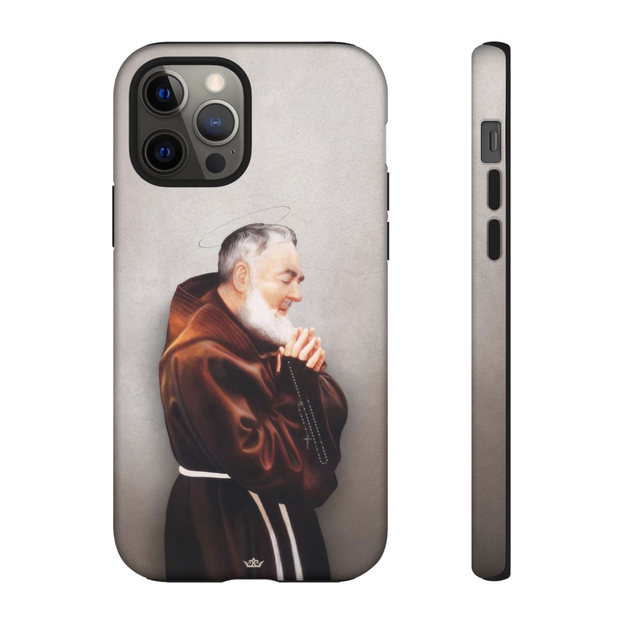 St. Padre Pio Hard Phone Case (Light)