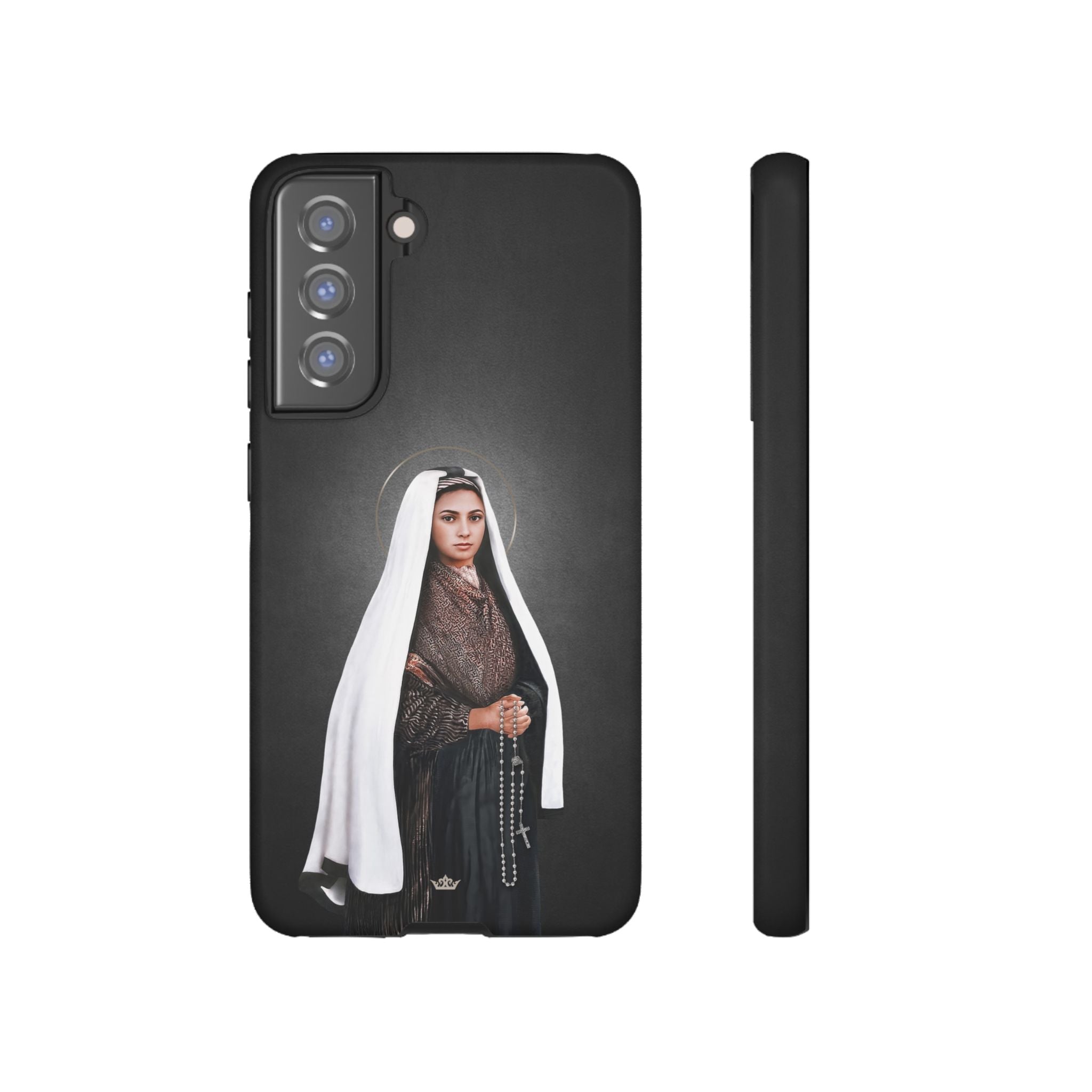 St. Bernadette Hard Phone Case (Dark)