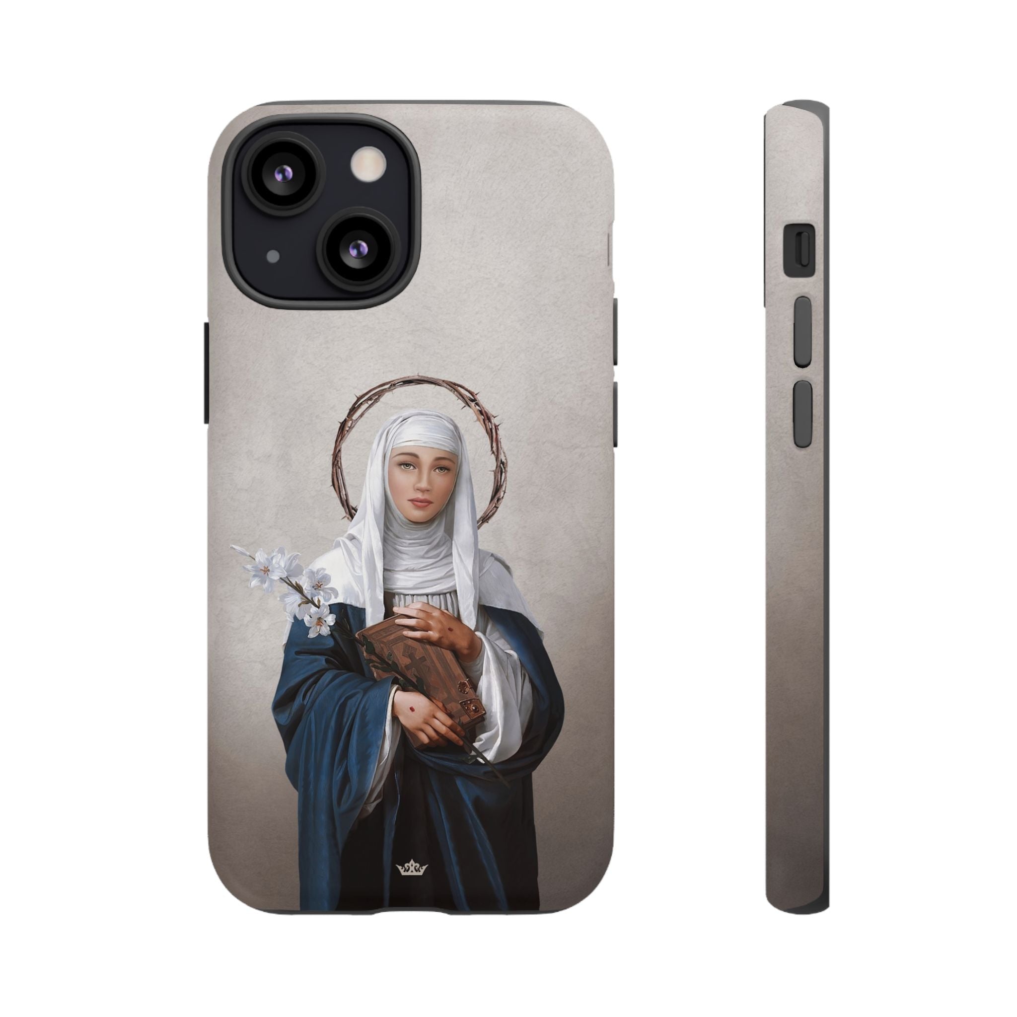 St. Catherine of Siena Hard Phone Case (Light)