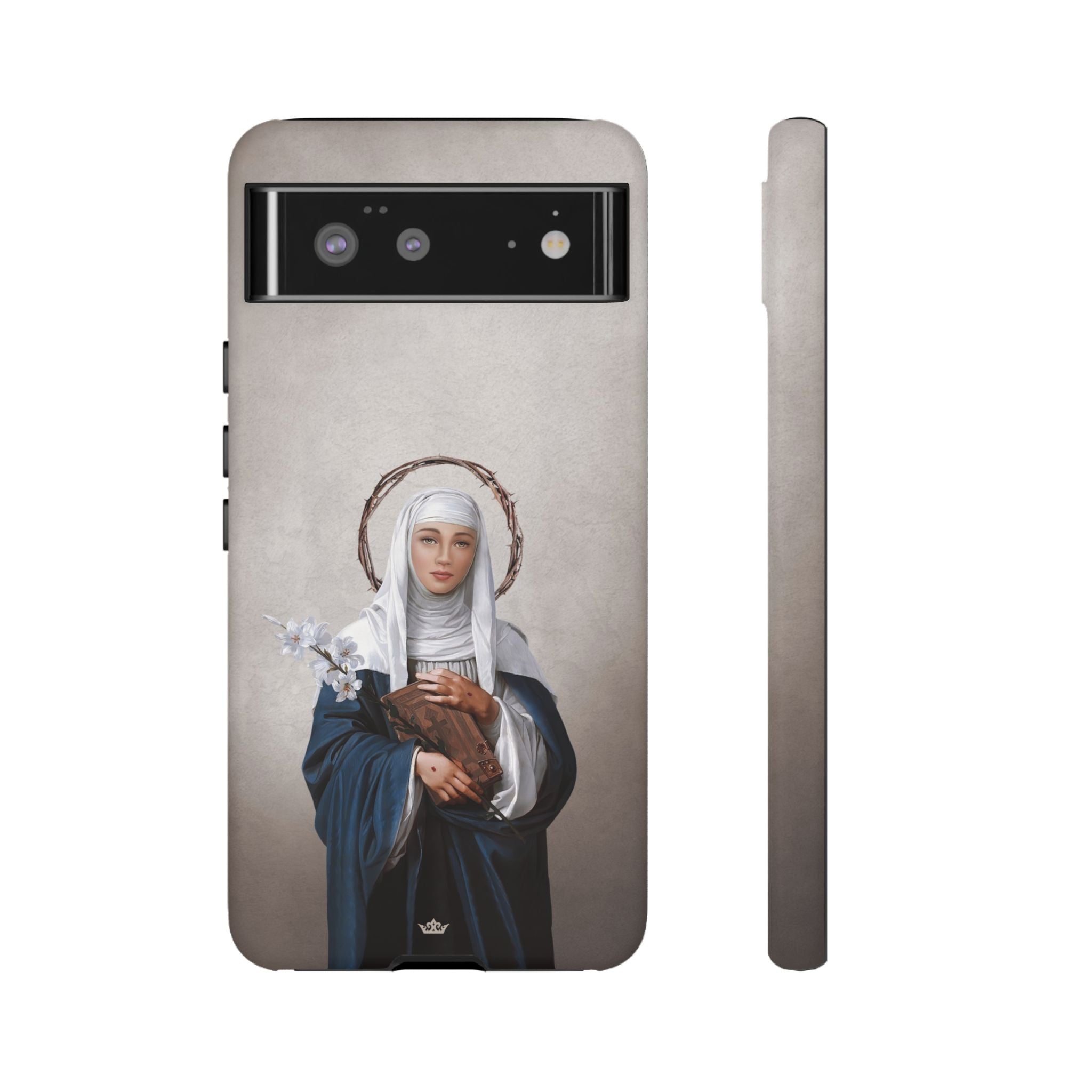 St. Catherine of Siena Hard Phone Case (Light)