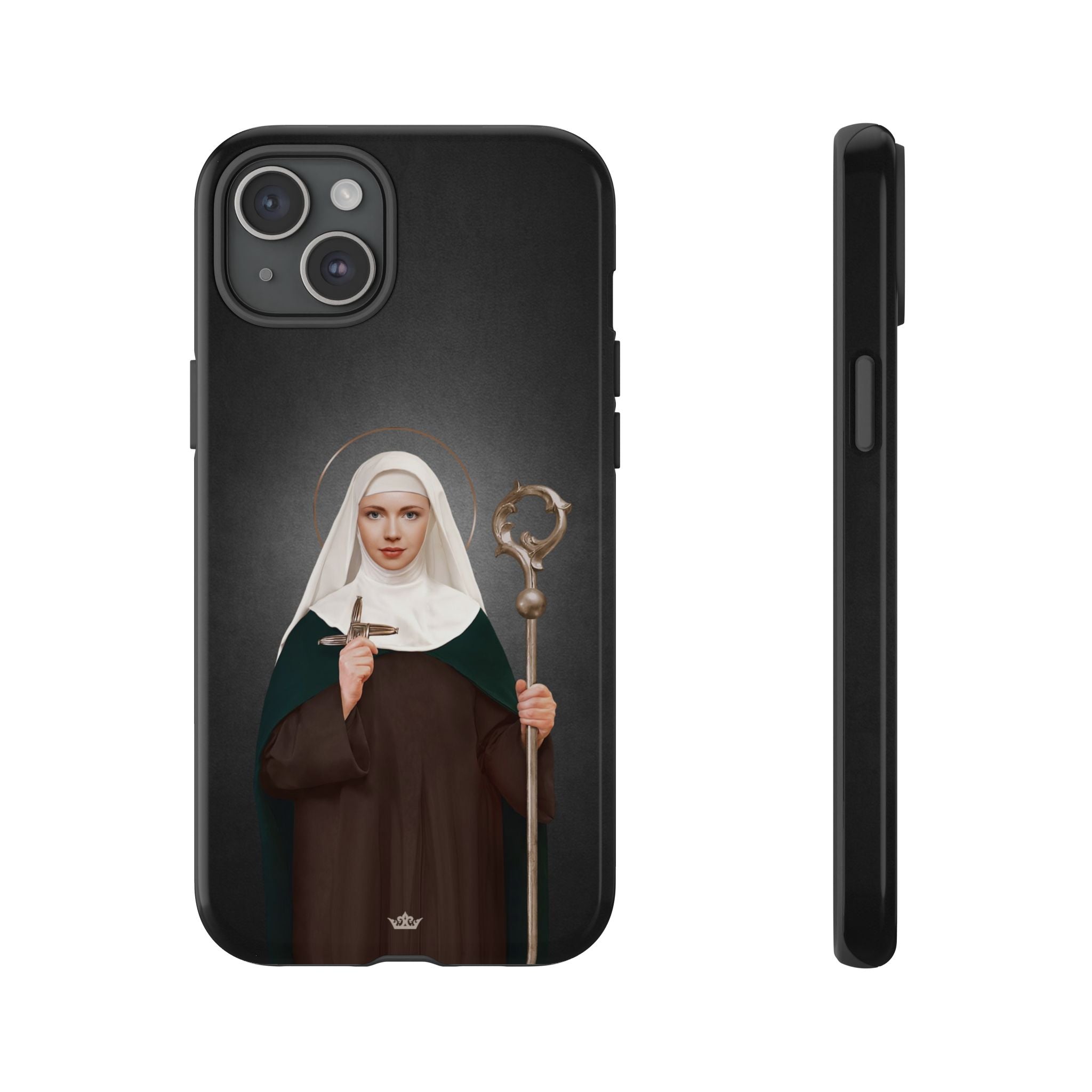 St. Brigid of Ireland Hard Phone Case (Dark)