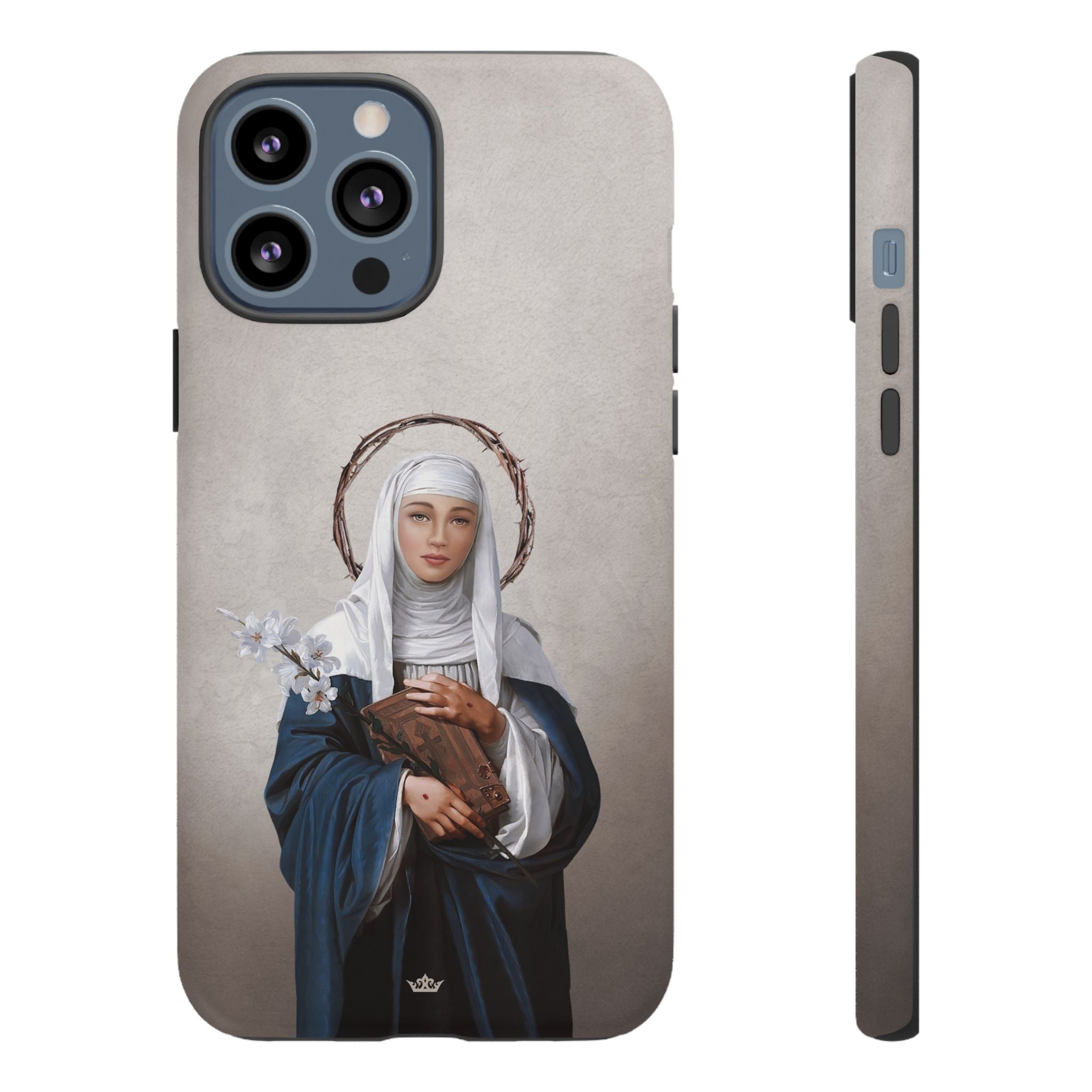 St. Catherine of Siena Hard Phone Case (Light)