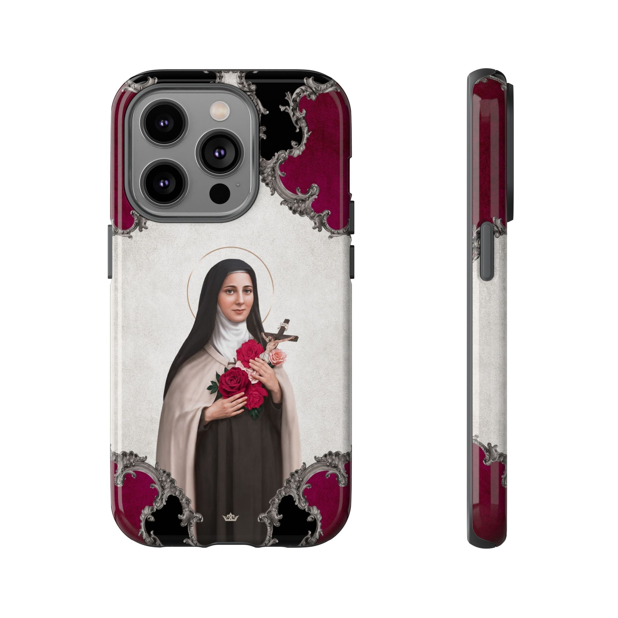 St. Therese of Lisieux Hard Phone Case (Baroque)