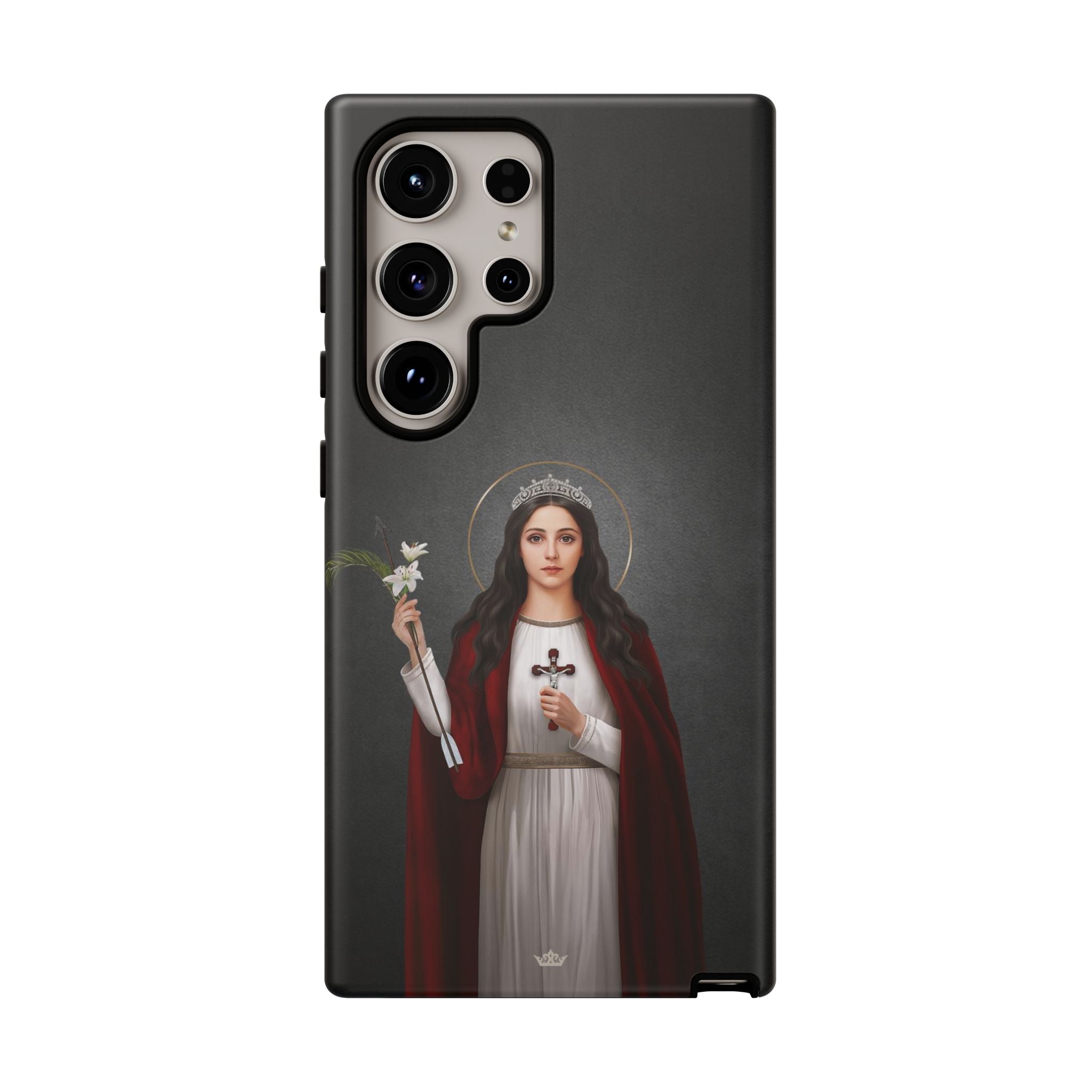 St. Philomena Hard Phone Case (Dark)