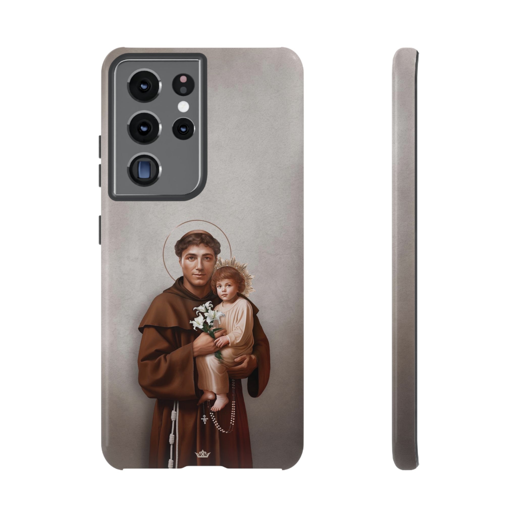 St. Anthony of Padua Hard Phone Case (Light)