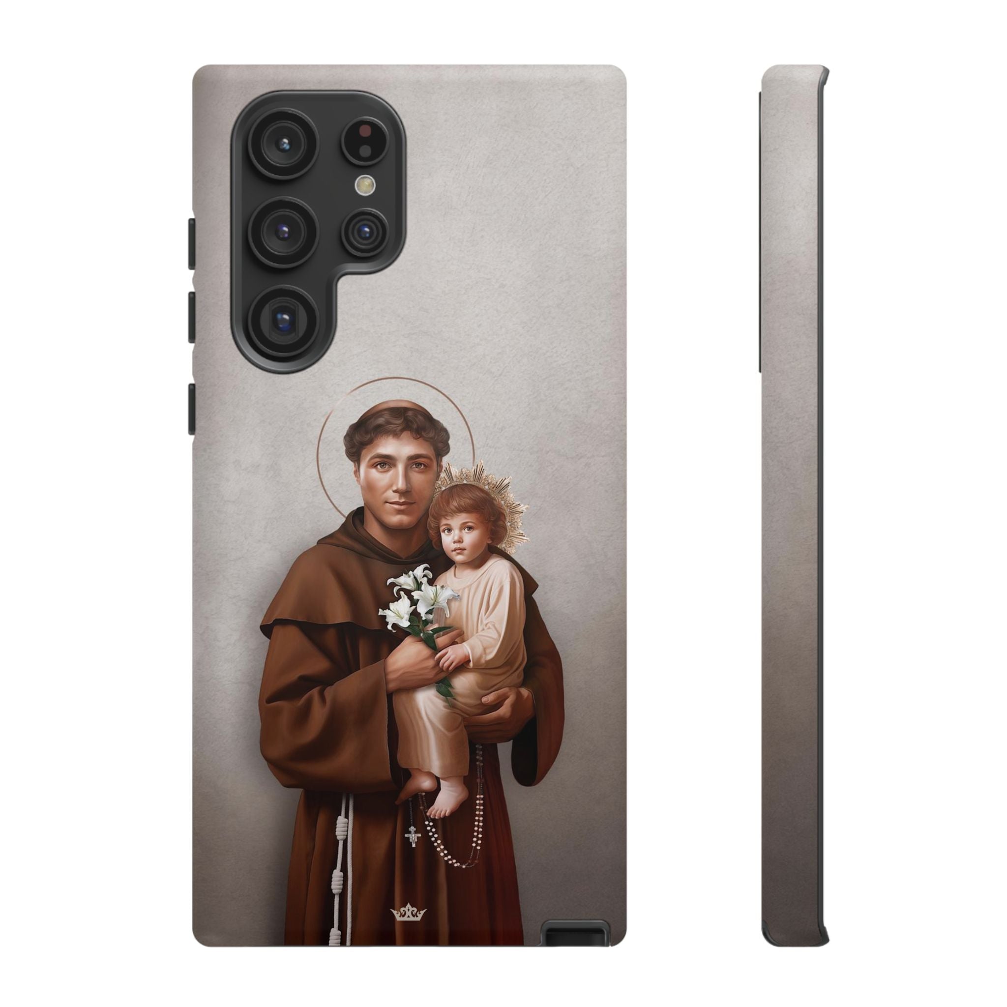 St. Anthony of Padua Hard Phone Case (Light)