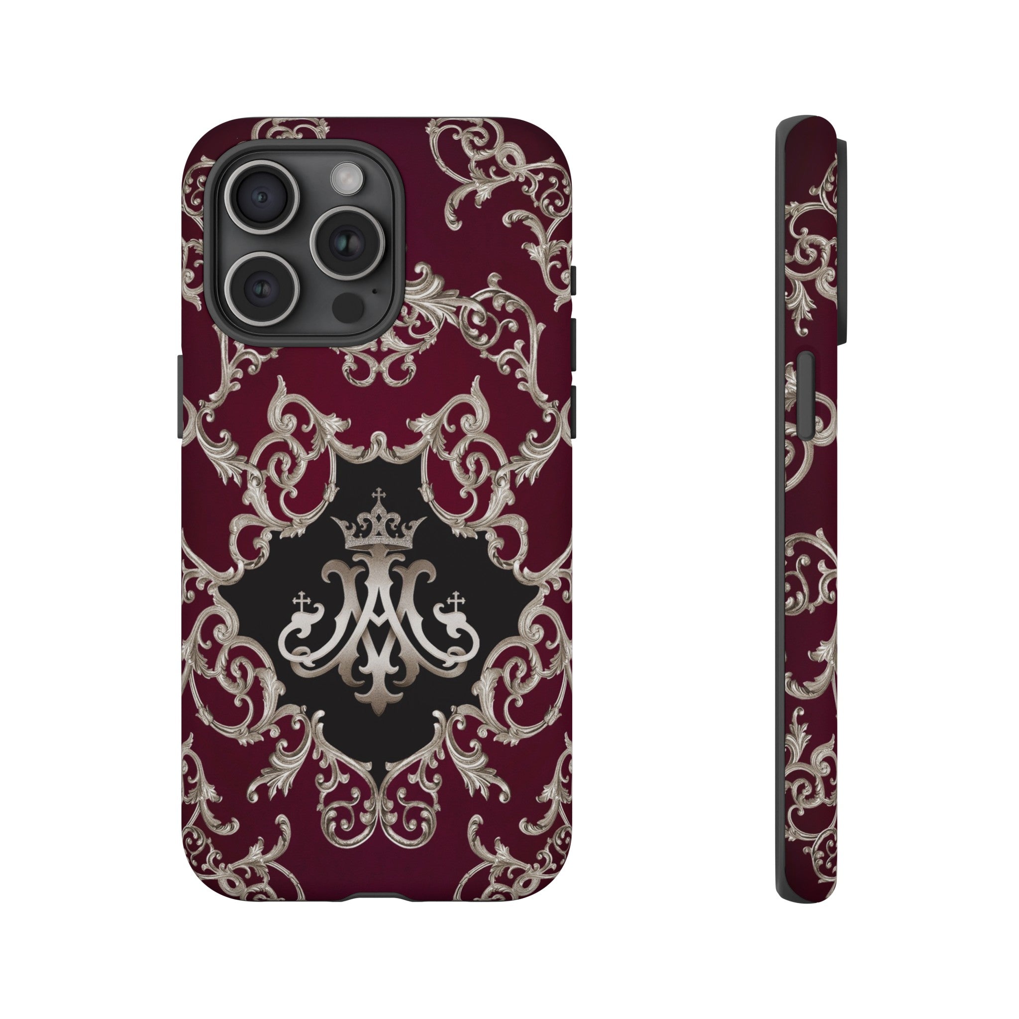 Ave Maria Hard Phone Case (Baroque Mahogany)